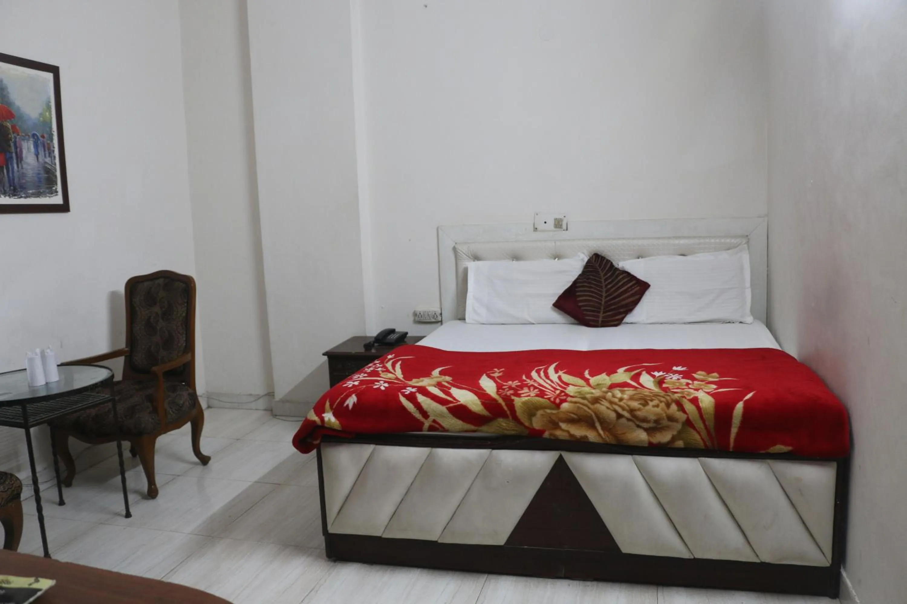 Bed in Hotel Swisston Palace