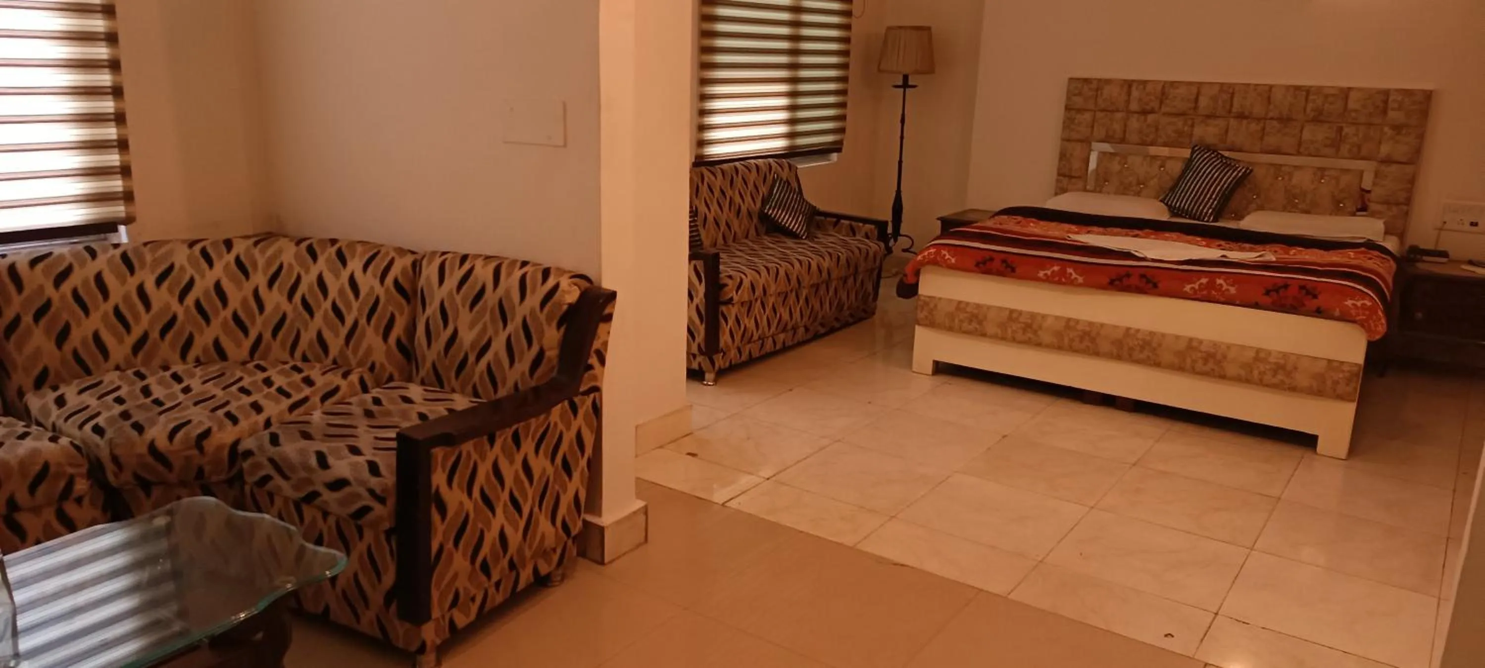 Bed in Hotel Swisston Palace