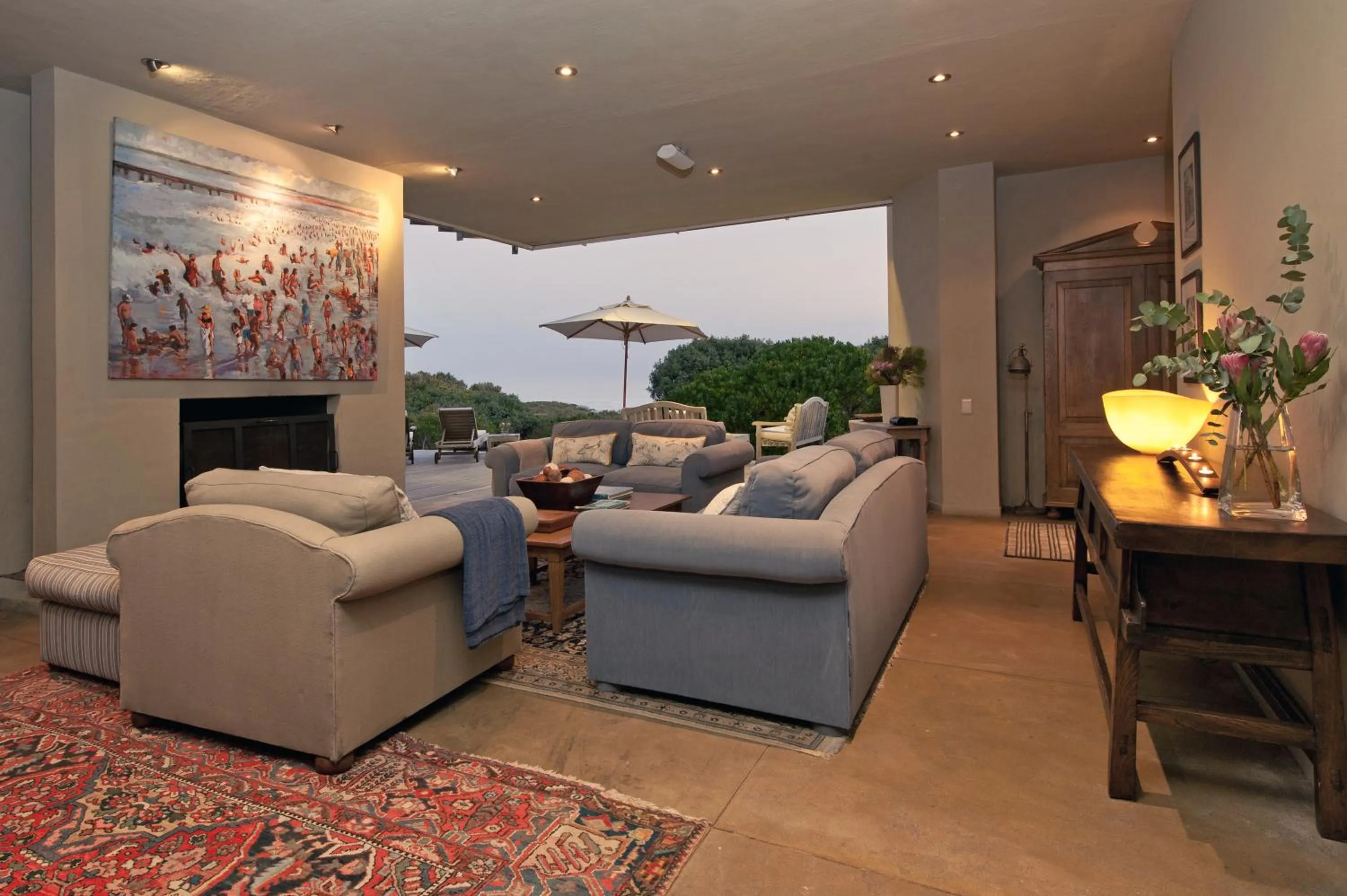 Balcony/Terrace in Mosselberg on Grotto Beach