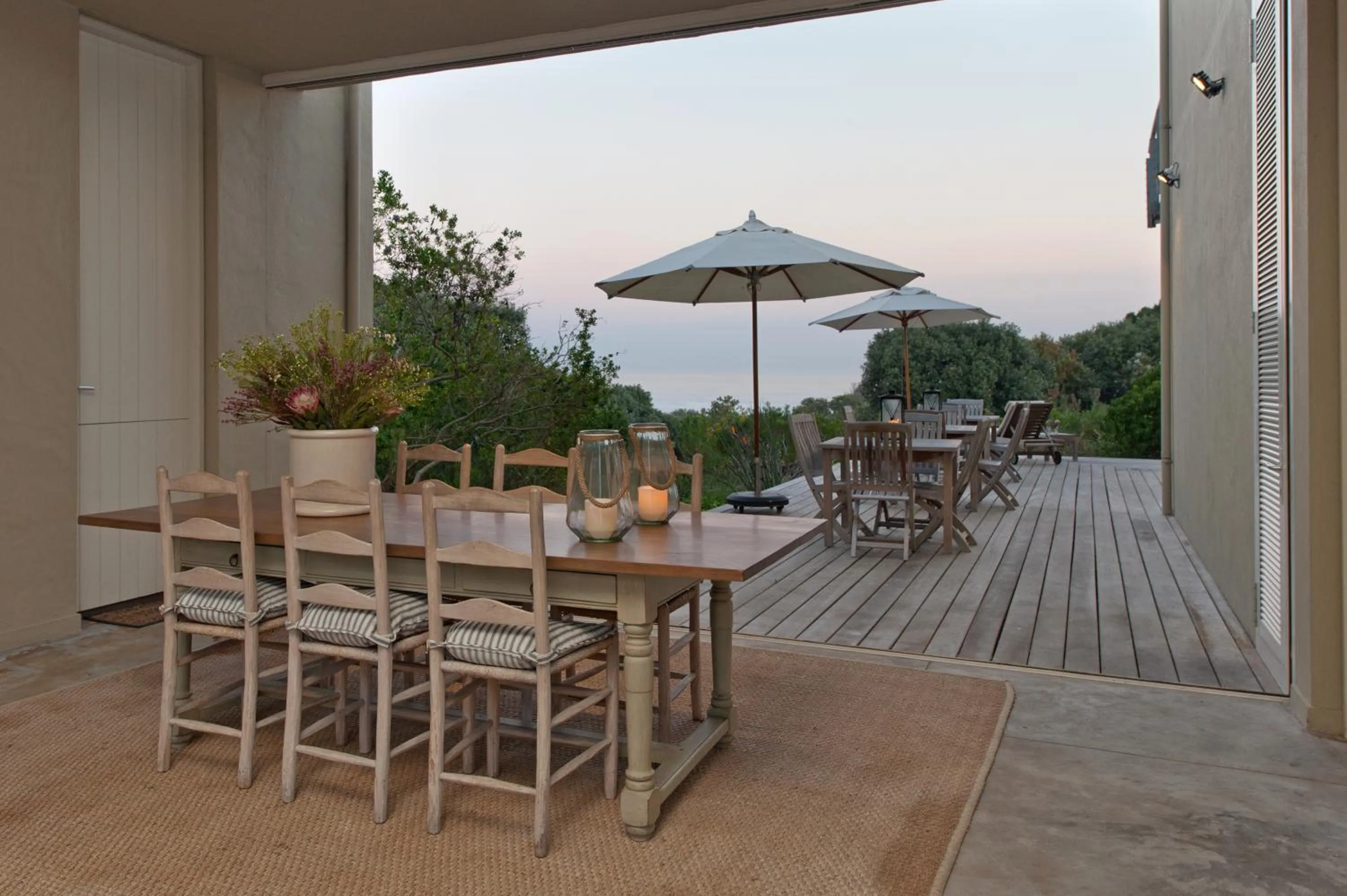 Patio in Mosselberg on Grotto Beach