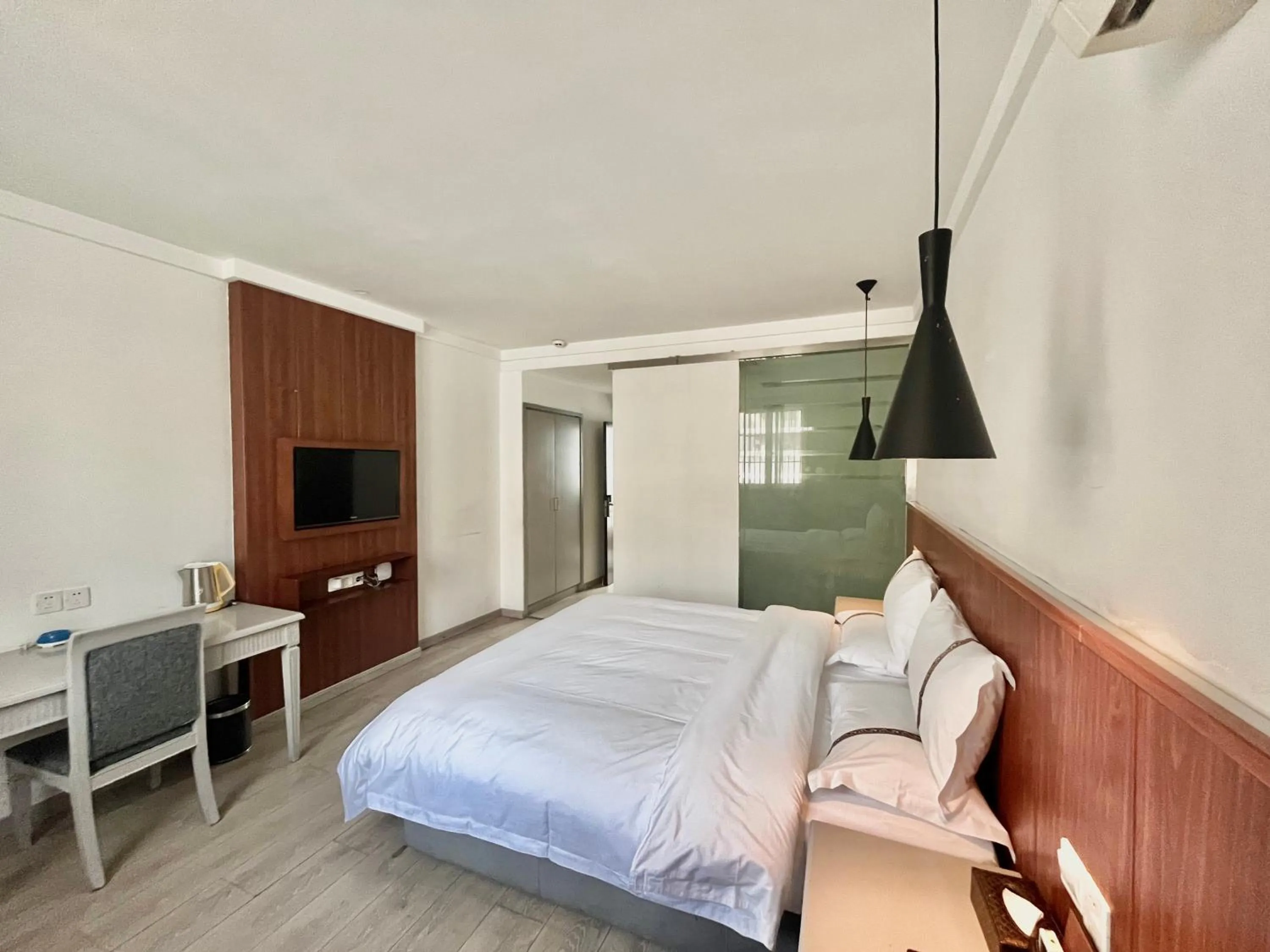 Bed in Tianshui Times Hotel Zhangjiagang