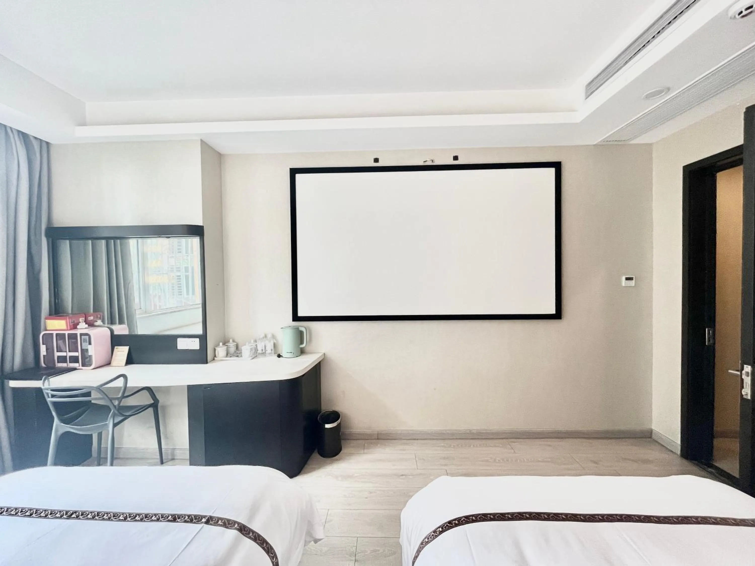 Bed in Tianshui Times Hotel Zhangjiagang