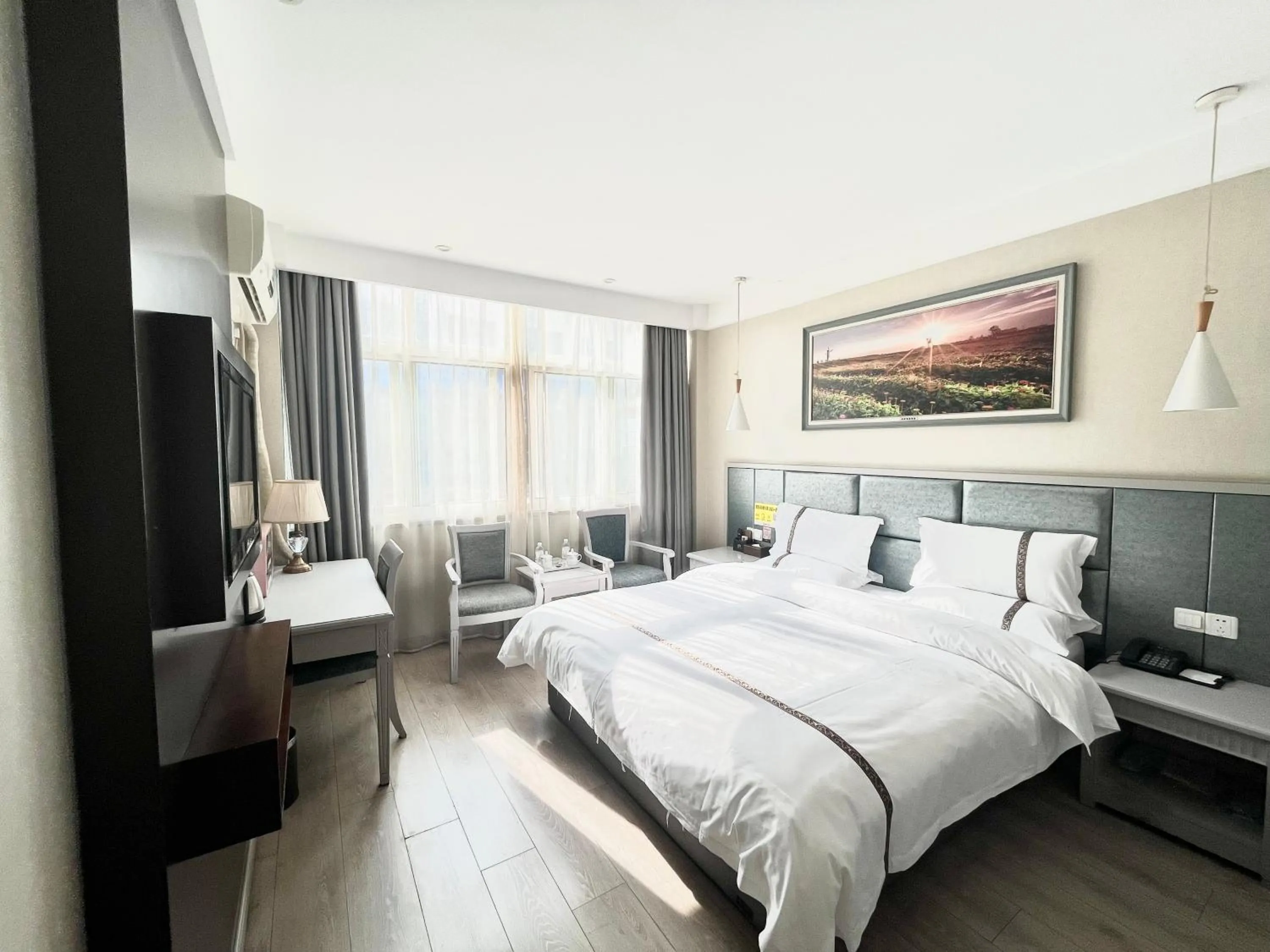 Bedroom, Bed in Tianshui Times Hotel Zhangjiagang