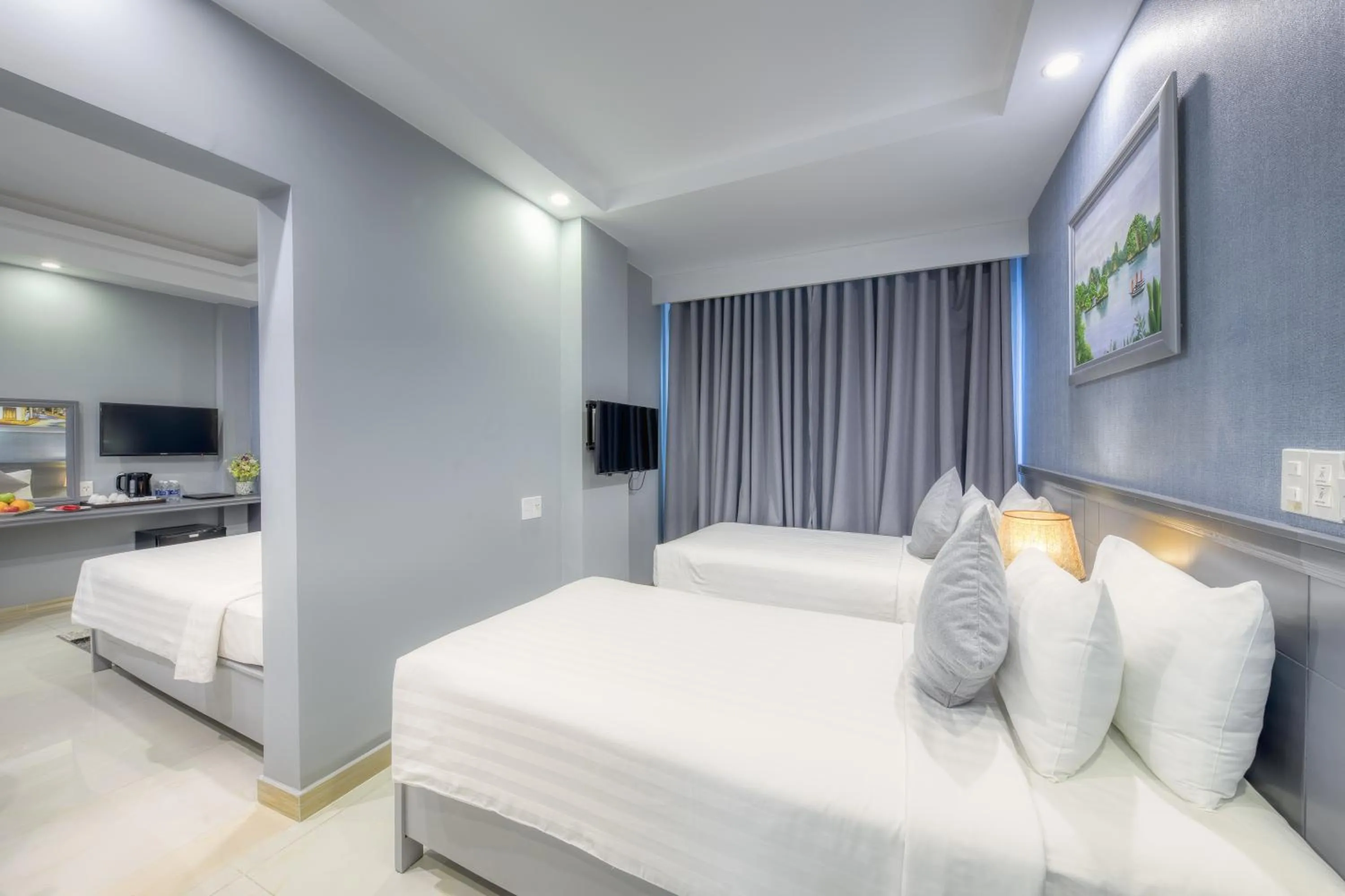 Bed in Ocean Pearl Hotel Phu Quoc