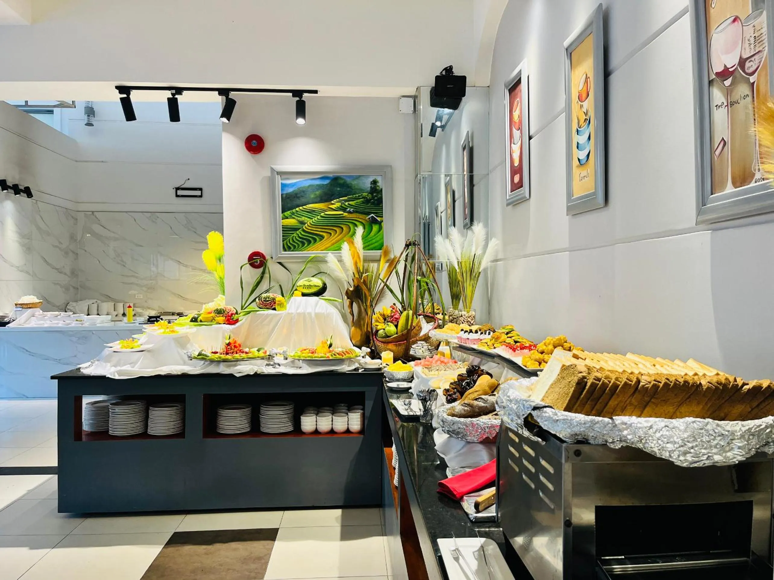 Buffet breakfast in Ocean Pearl Hotel Phu Quoc