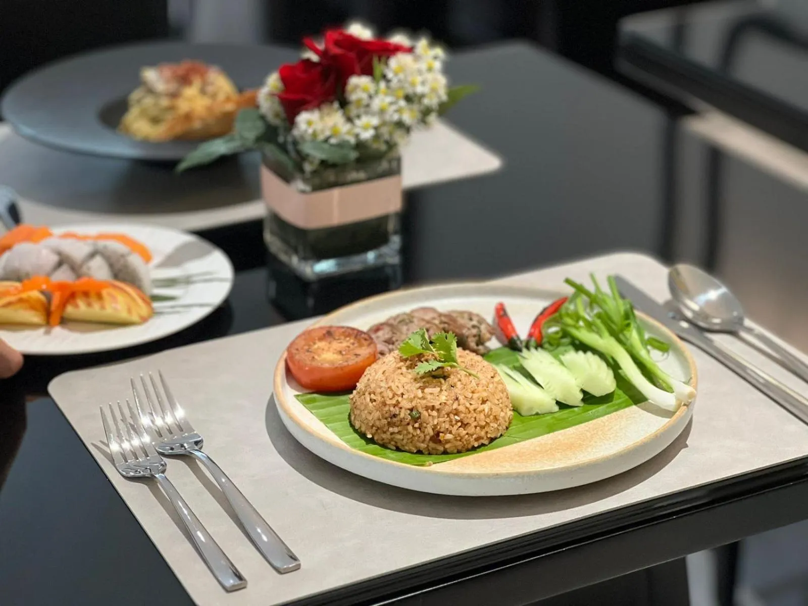 Continental breakfast in Mintra Hotel Vientiane