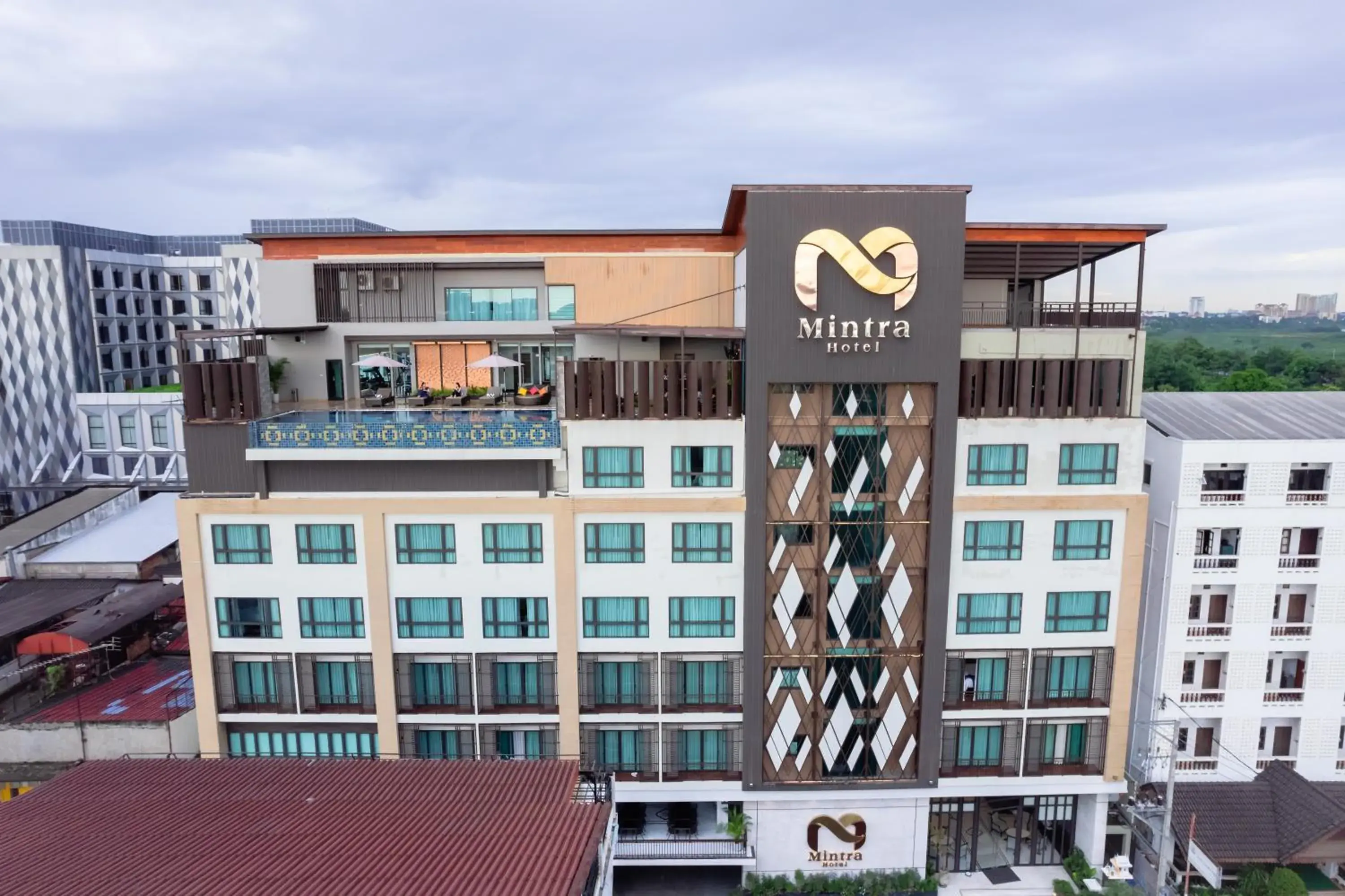 Property building in Mintra Hotel Vientiane Property building in Mintra Hotel Vientiane