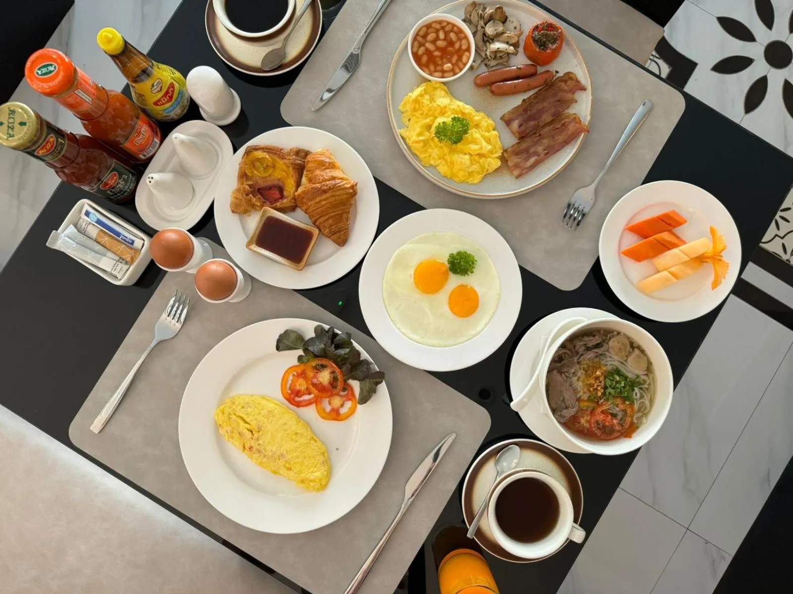 Breakfast in Mintra Hotel Vientiane