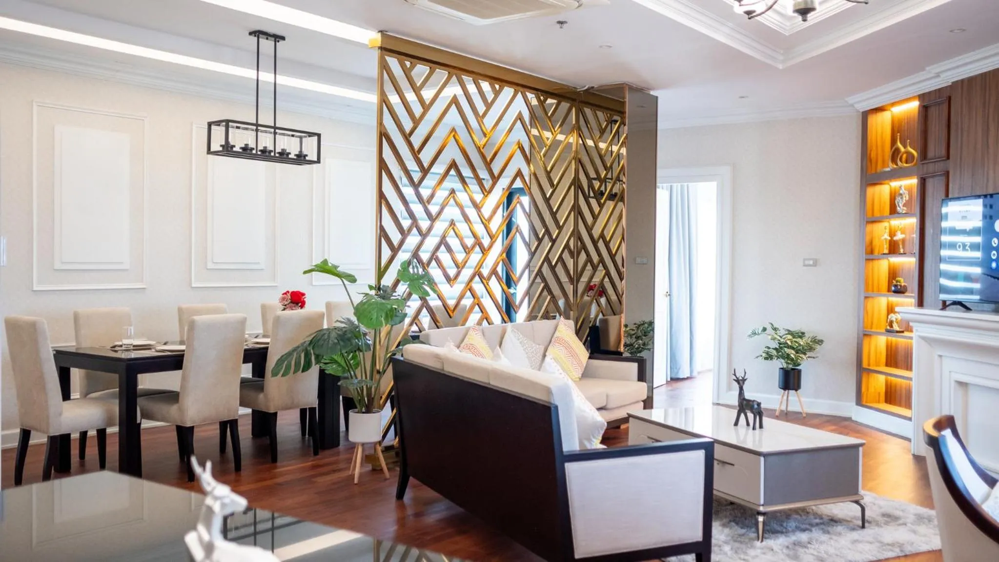 Living room in Mintra Hotel Vientiane