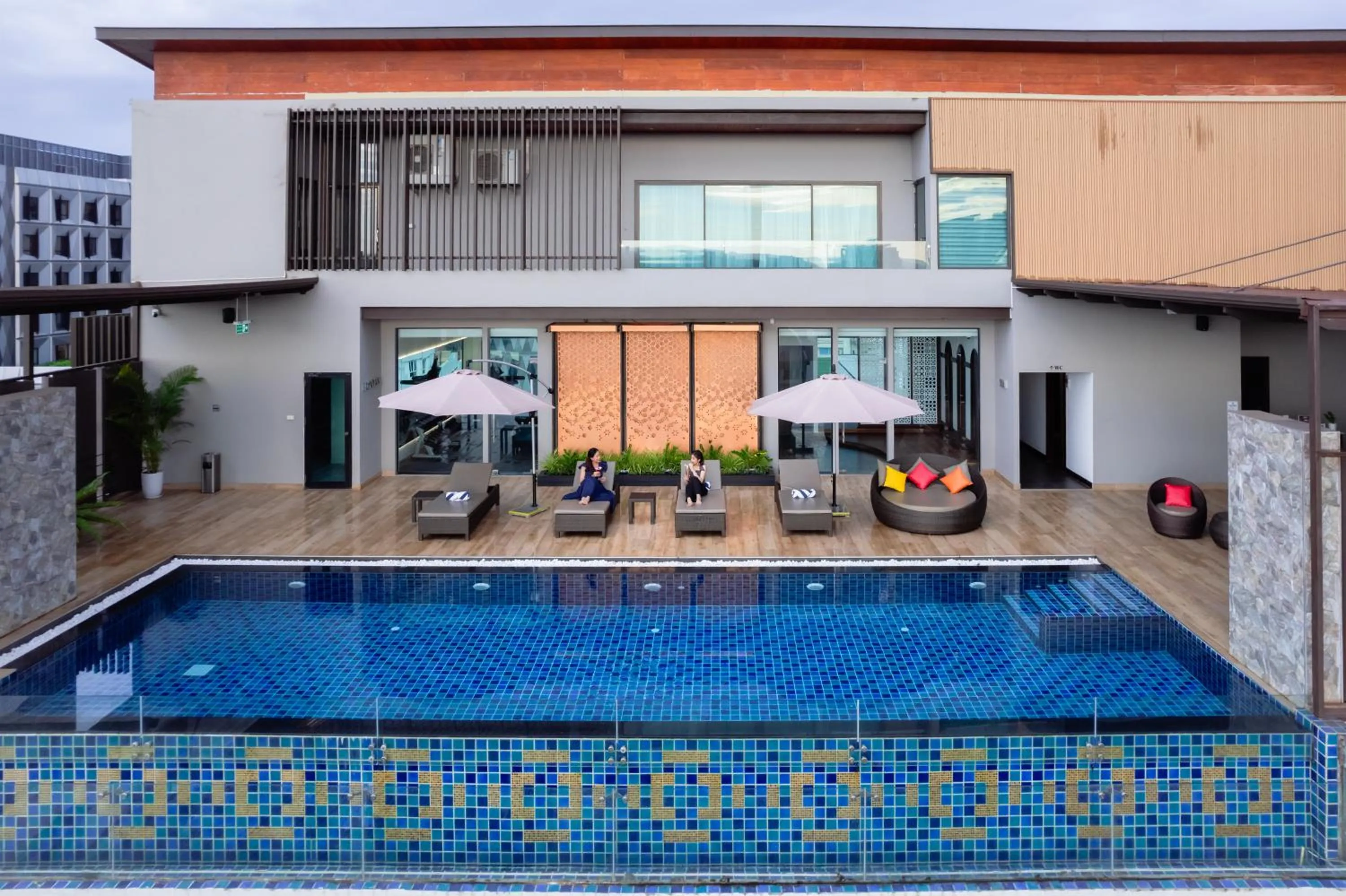 Property building in Mintra Hotel Vientiane
