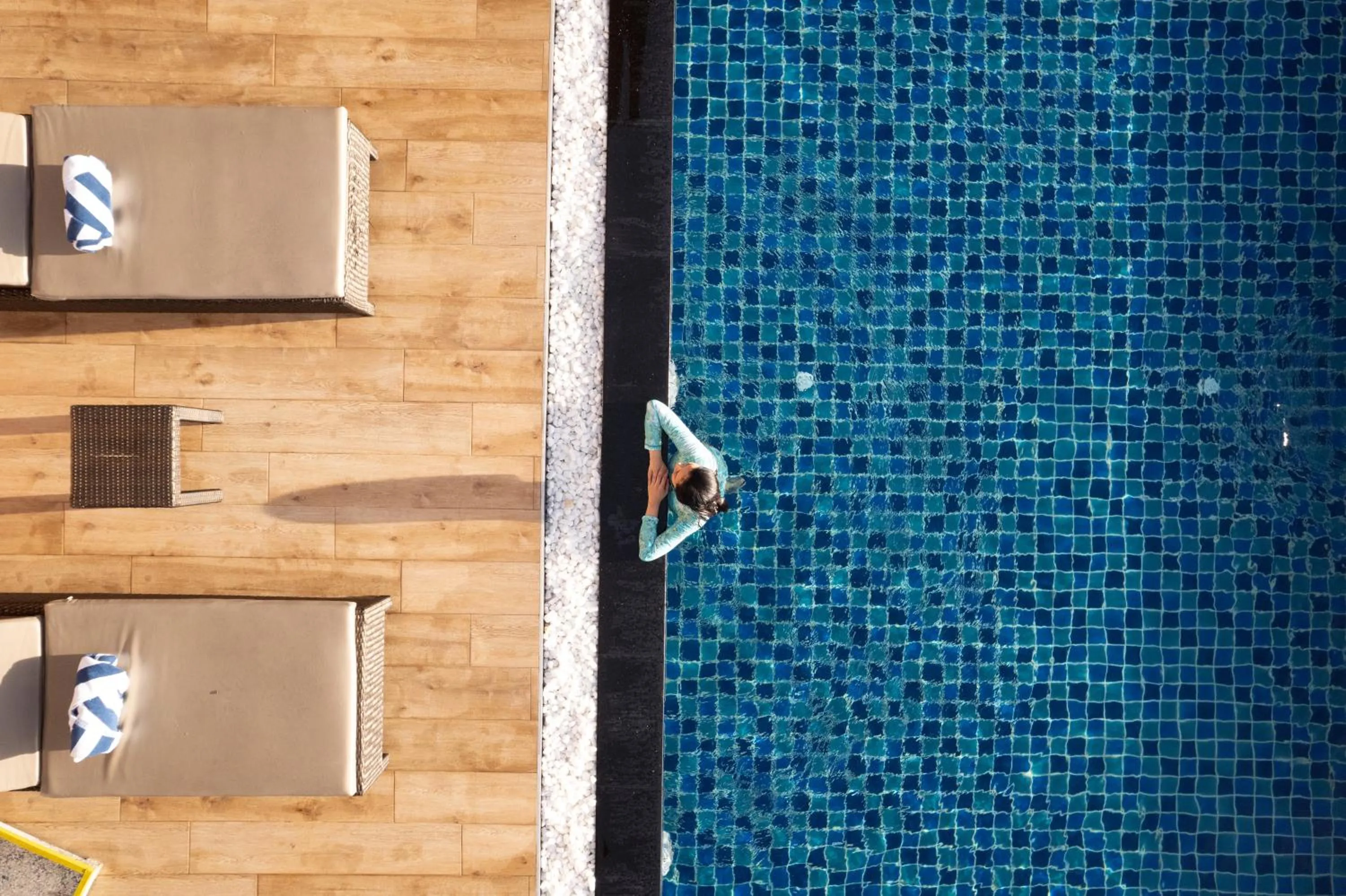 Swimming pool in Mintra Hotel Vientiane
