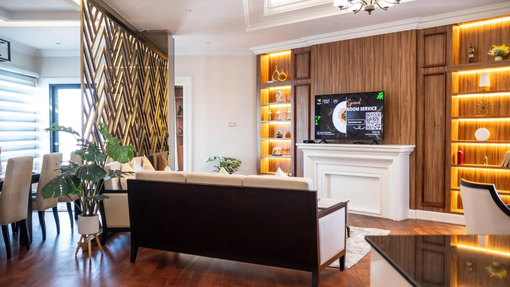 Living room in Mintra Hotel Vientiane