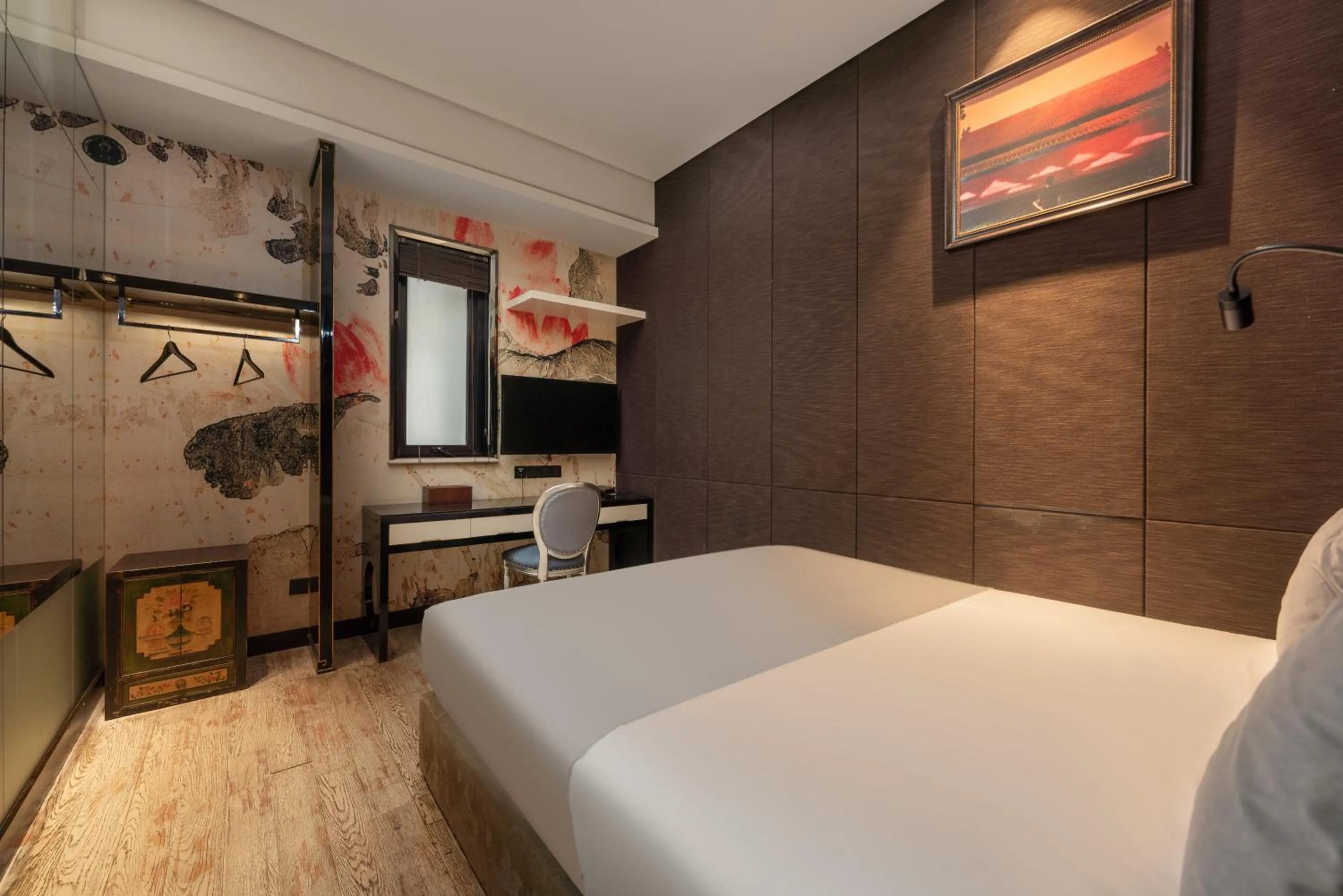 Bed in Beijing Dieshang Boutique Hotel