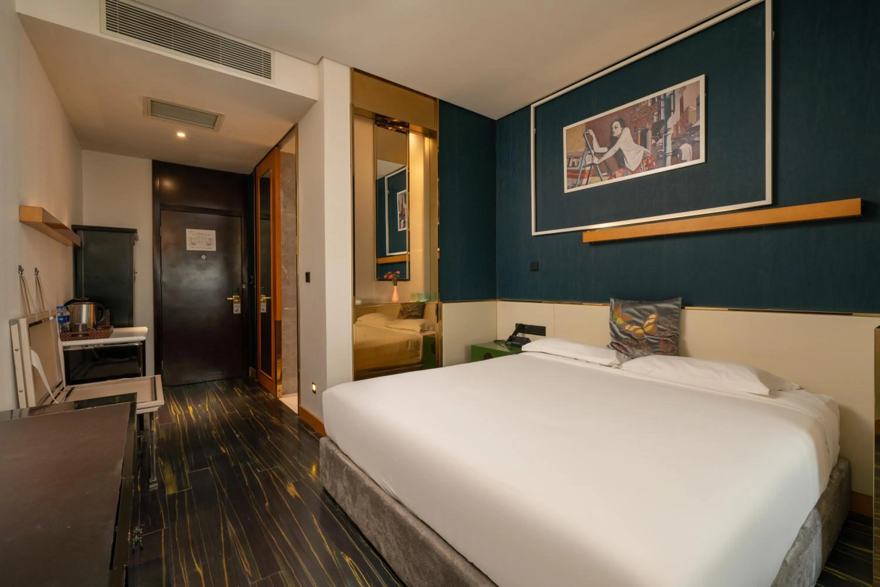 Bed in Beijing Dieshang Boutique Hotel