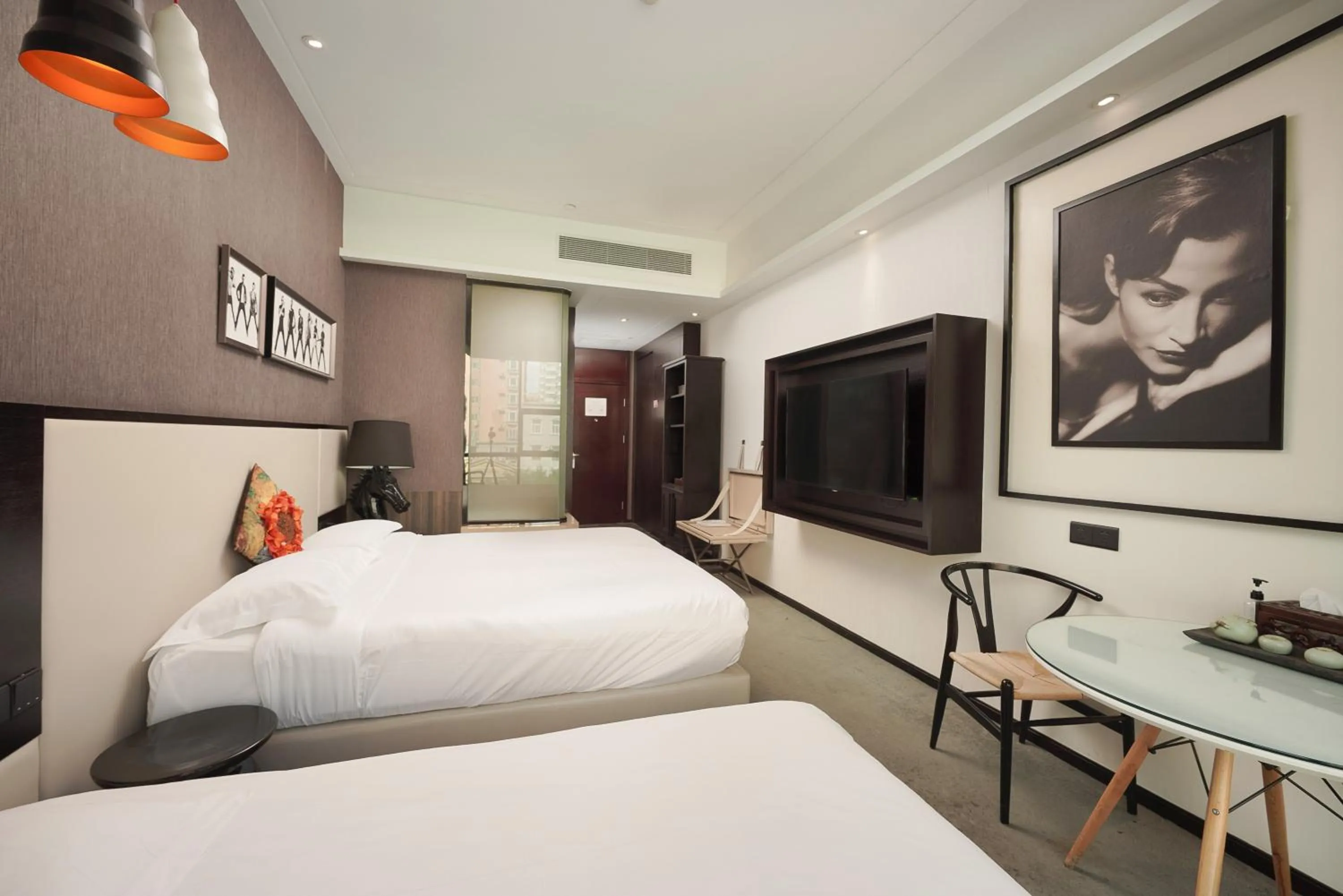 Bed in Beijing Dieshang Boutique Hotel