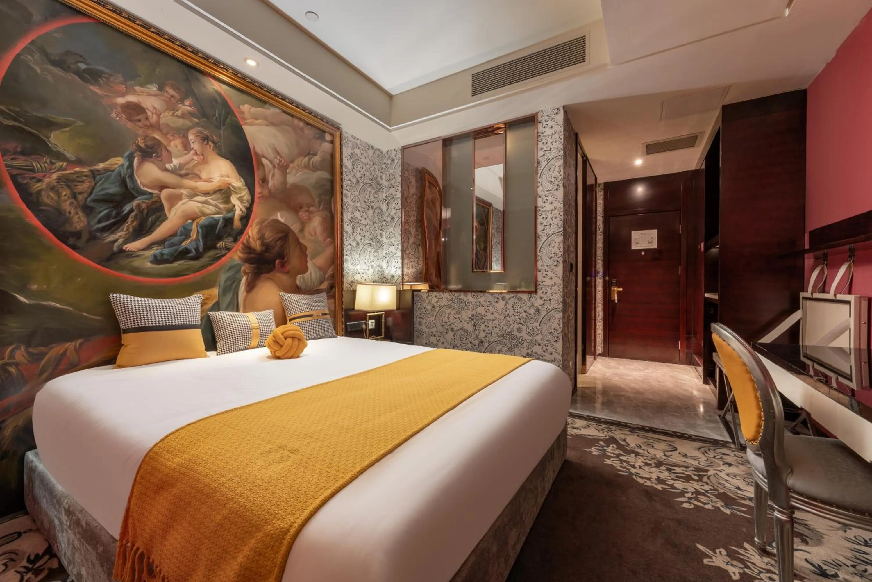 Bed in Beijing Dieshang Boutique Hotel