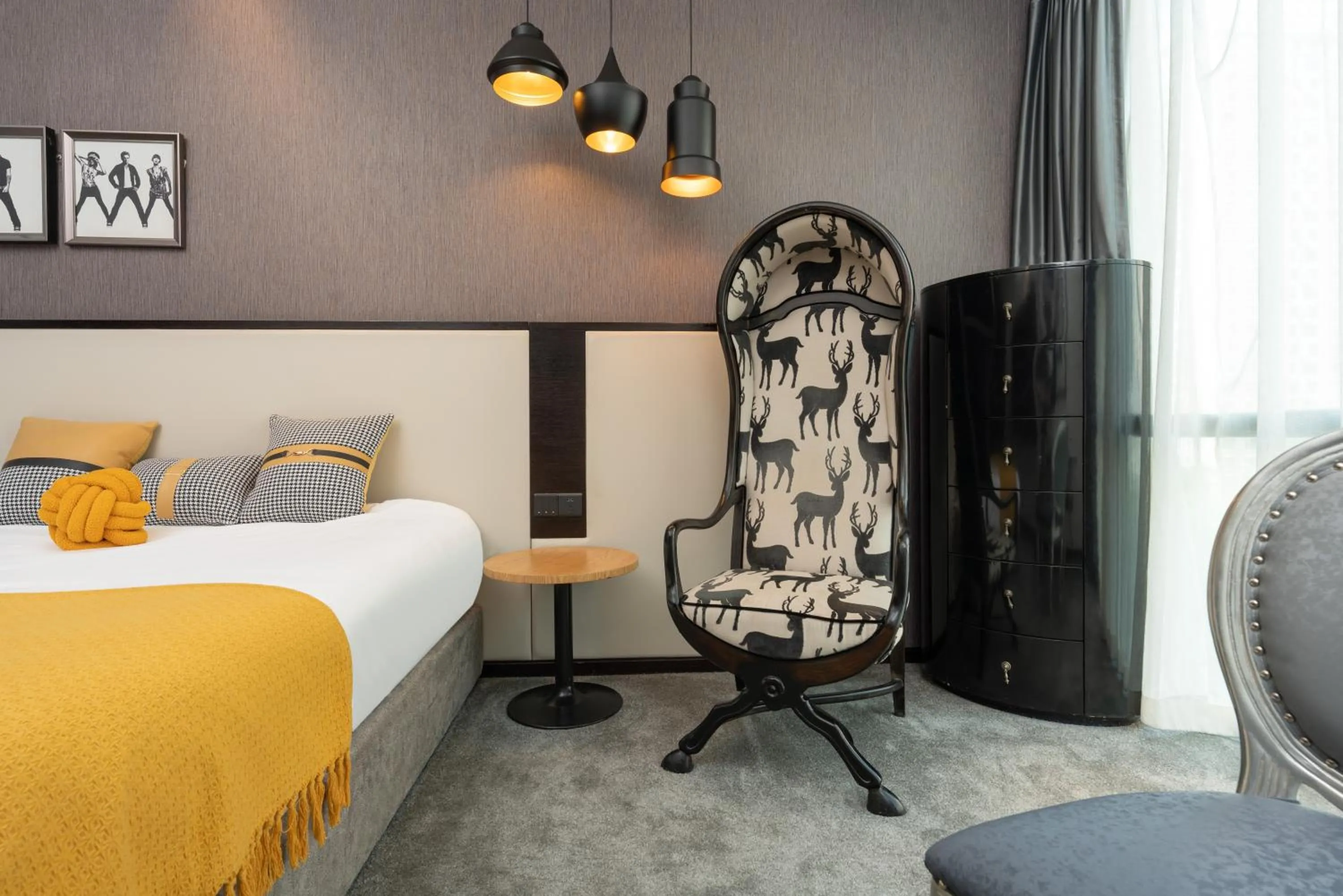 Bed in Beijing Dieshang Boutique Hotel