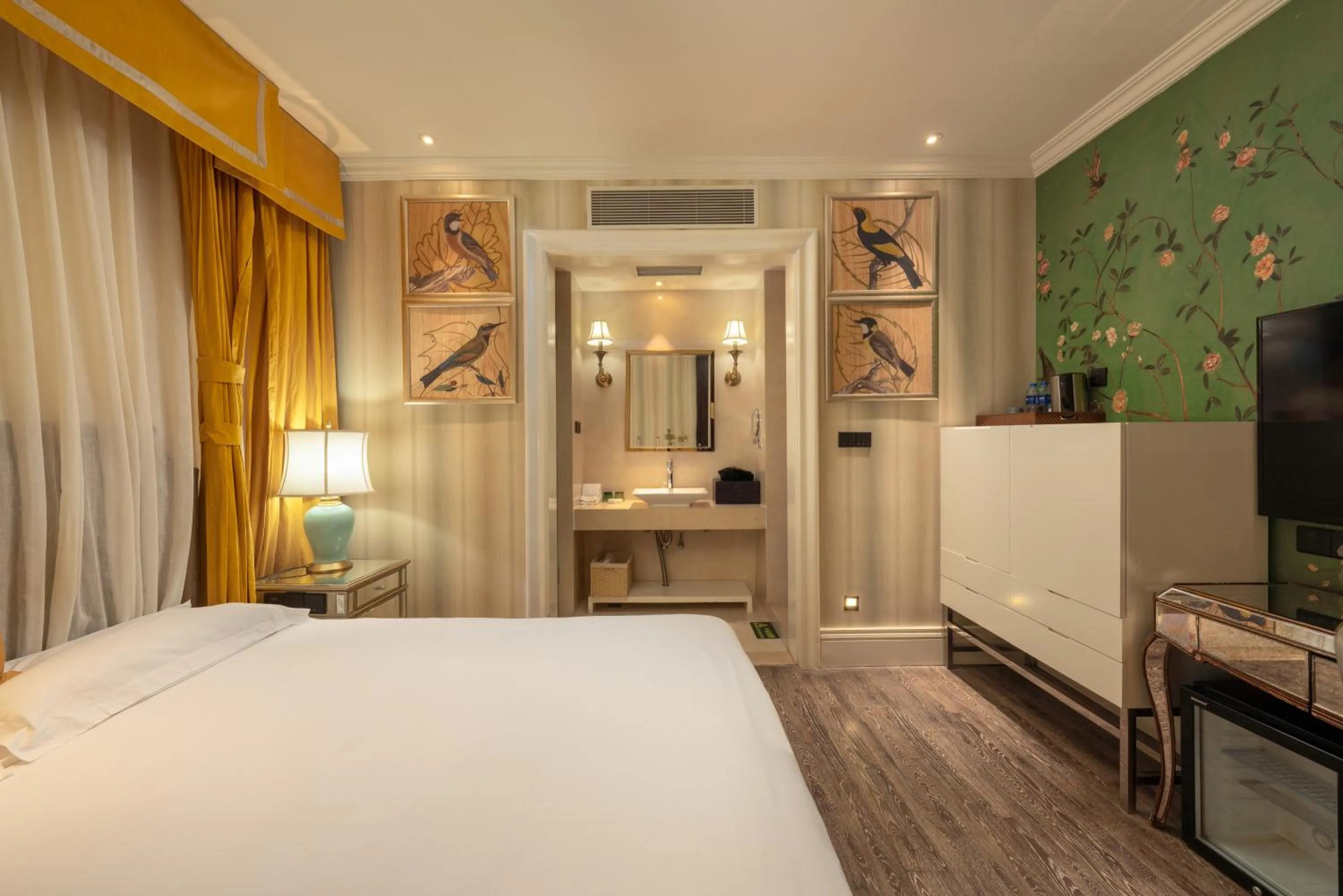 Bed in Beijing Dieshang Boutique Hotel