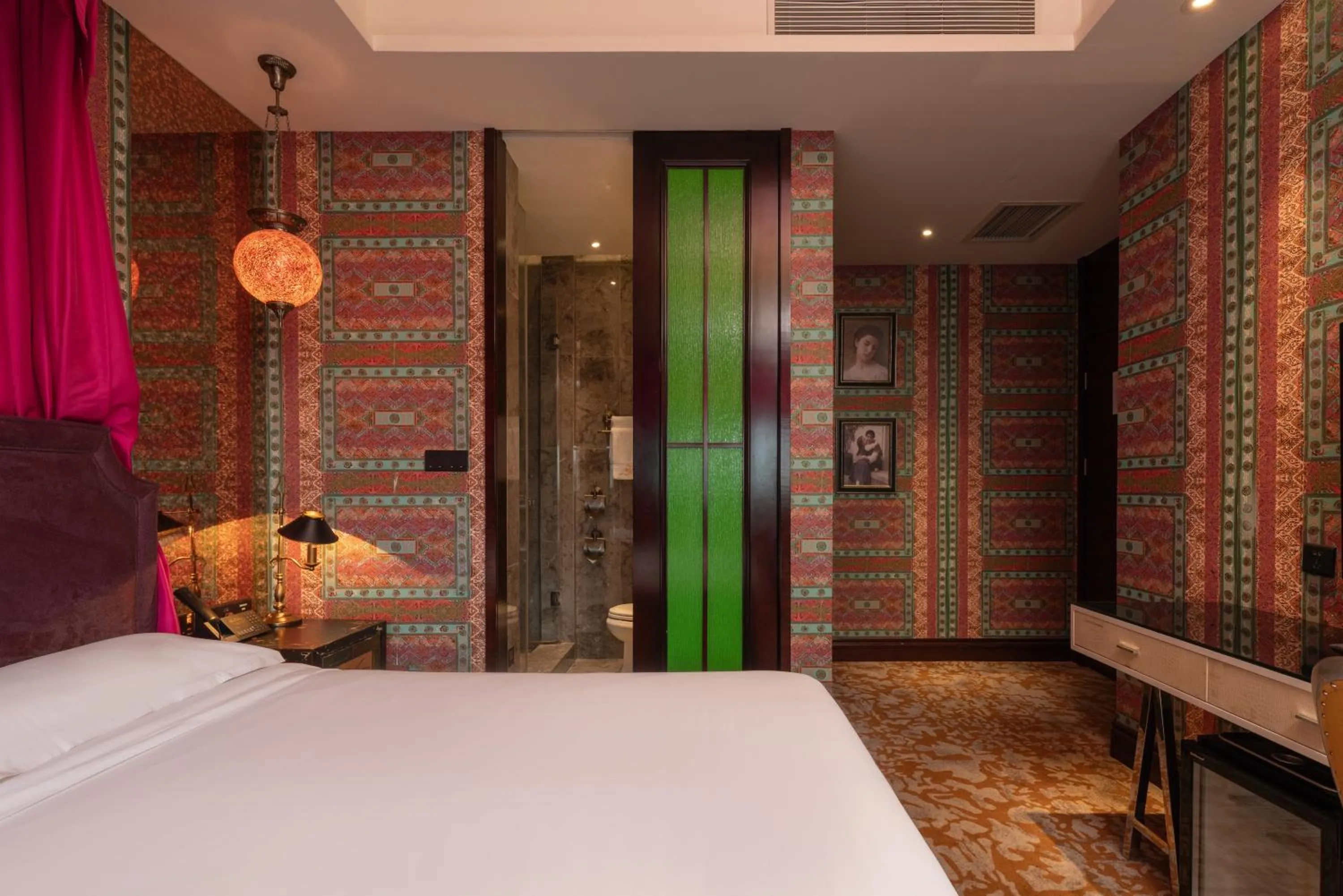 Bed in Beijing Dieshang Boutique Hotel