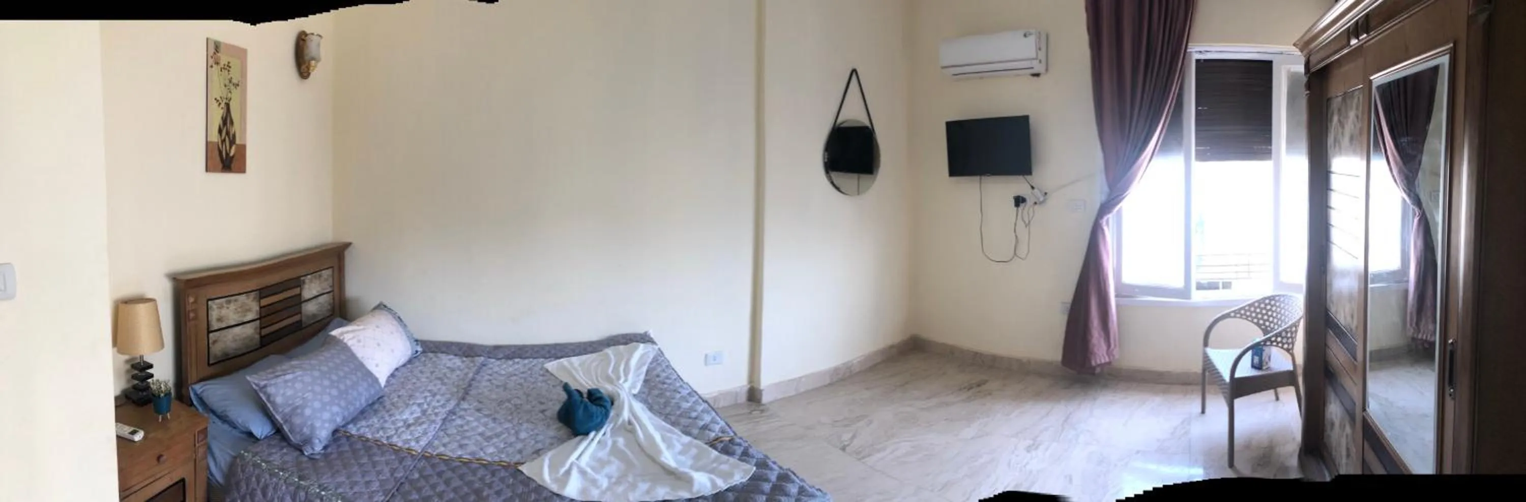 Bed in Sweet Home Downtown Cairo