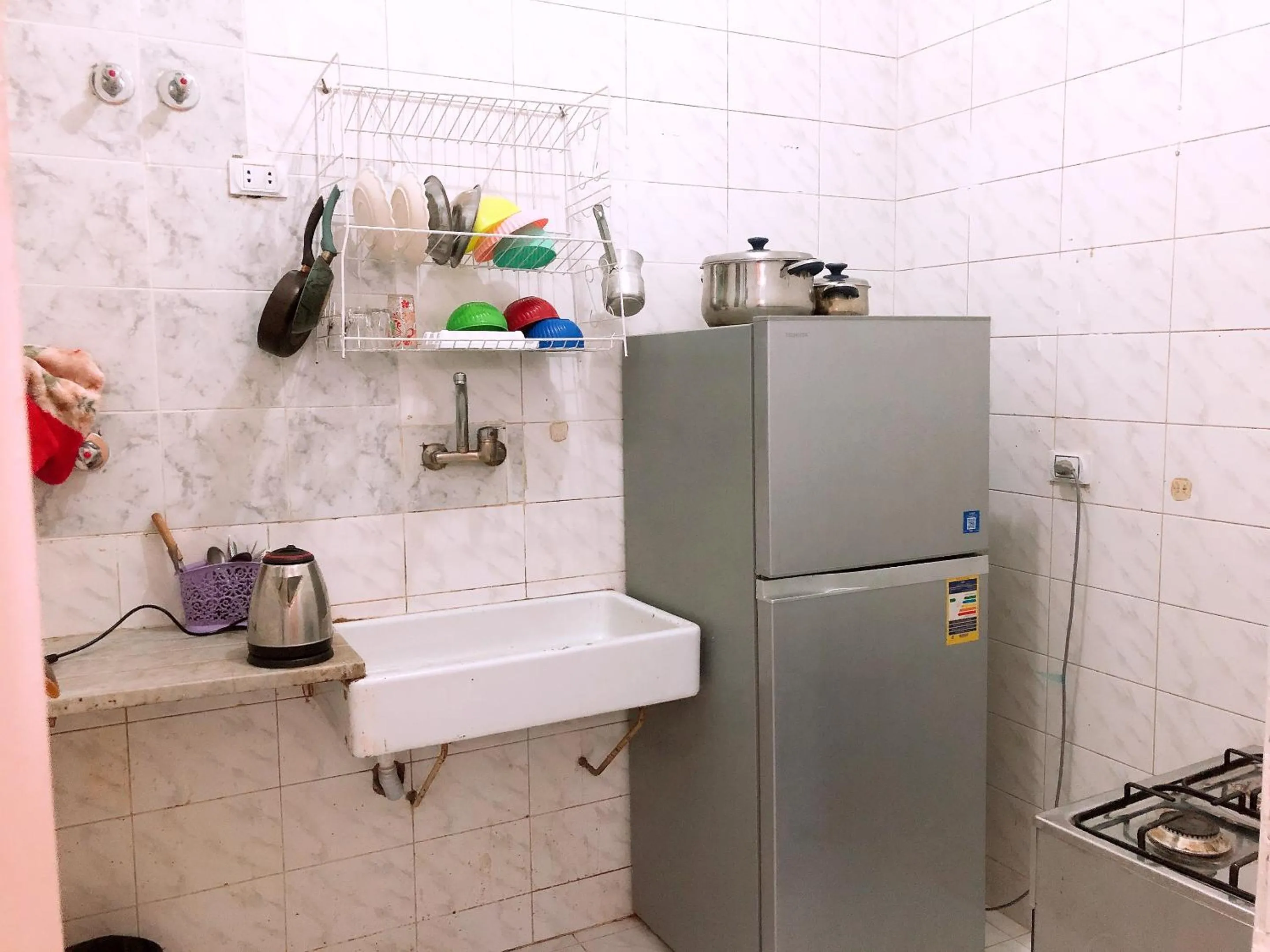 Kitchen or kitchenette in Sweet Home Downtown Cairo
