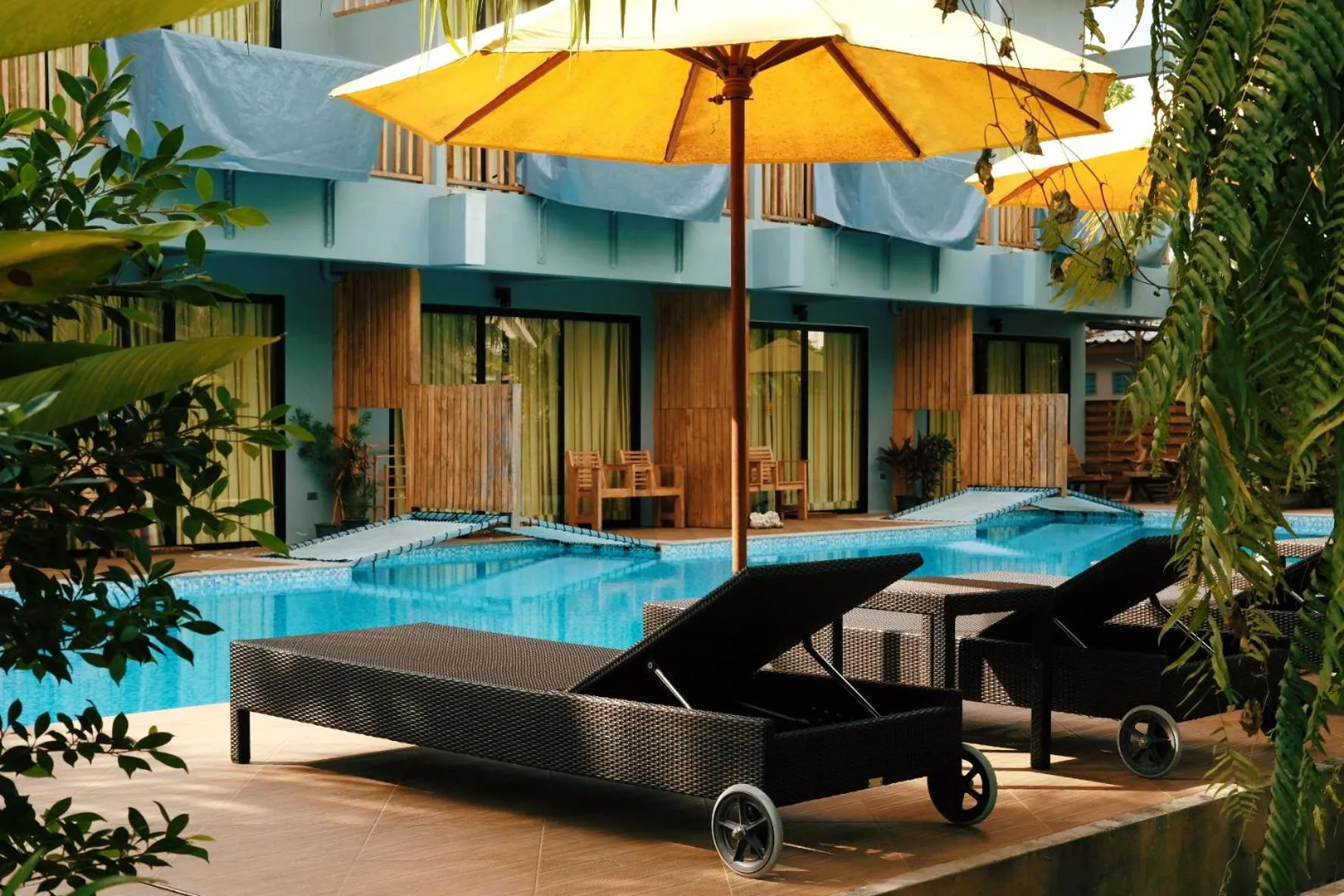 Swimming pool in Le Pes Villas