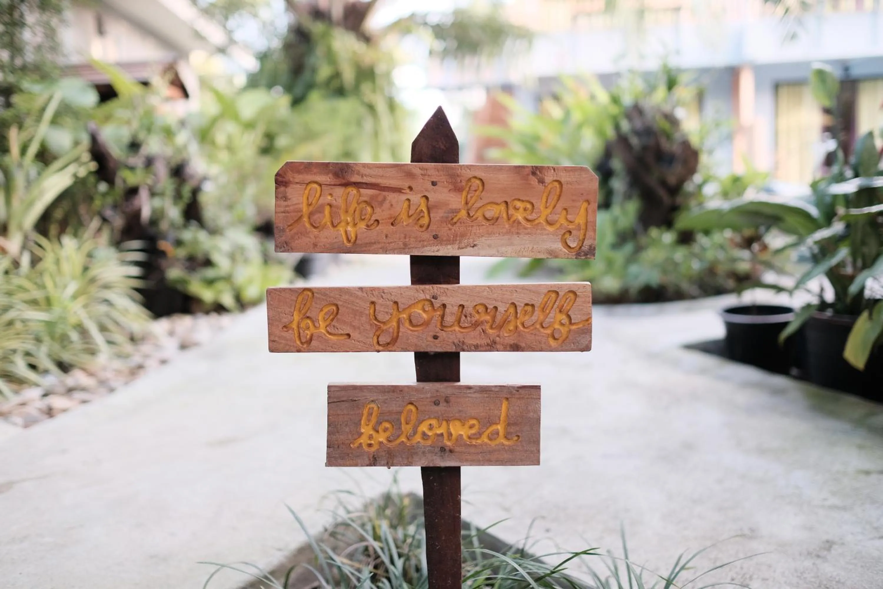 Decorative detail in Le Pes Villas