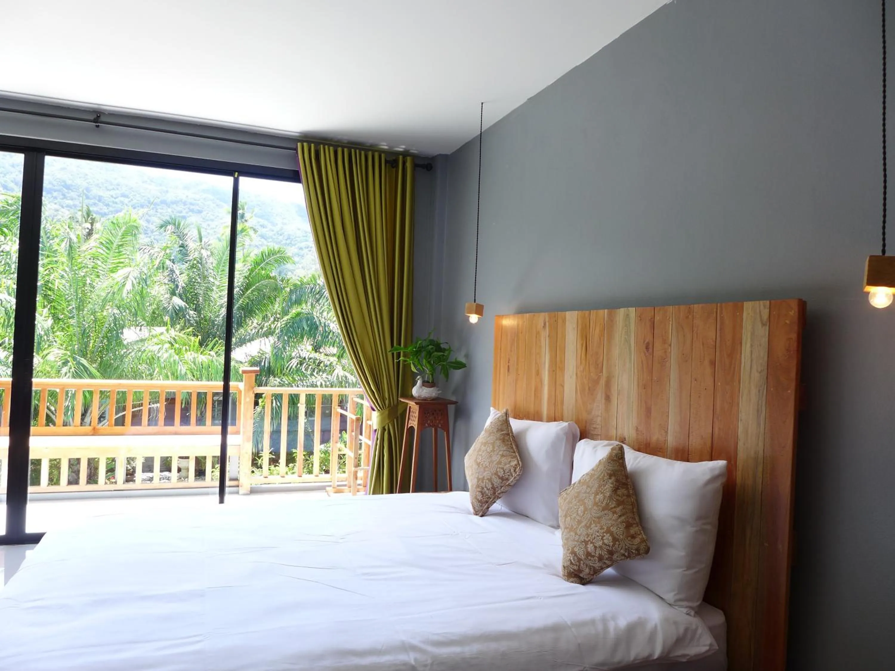 Seating area, Bed in Le Pes Villas