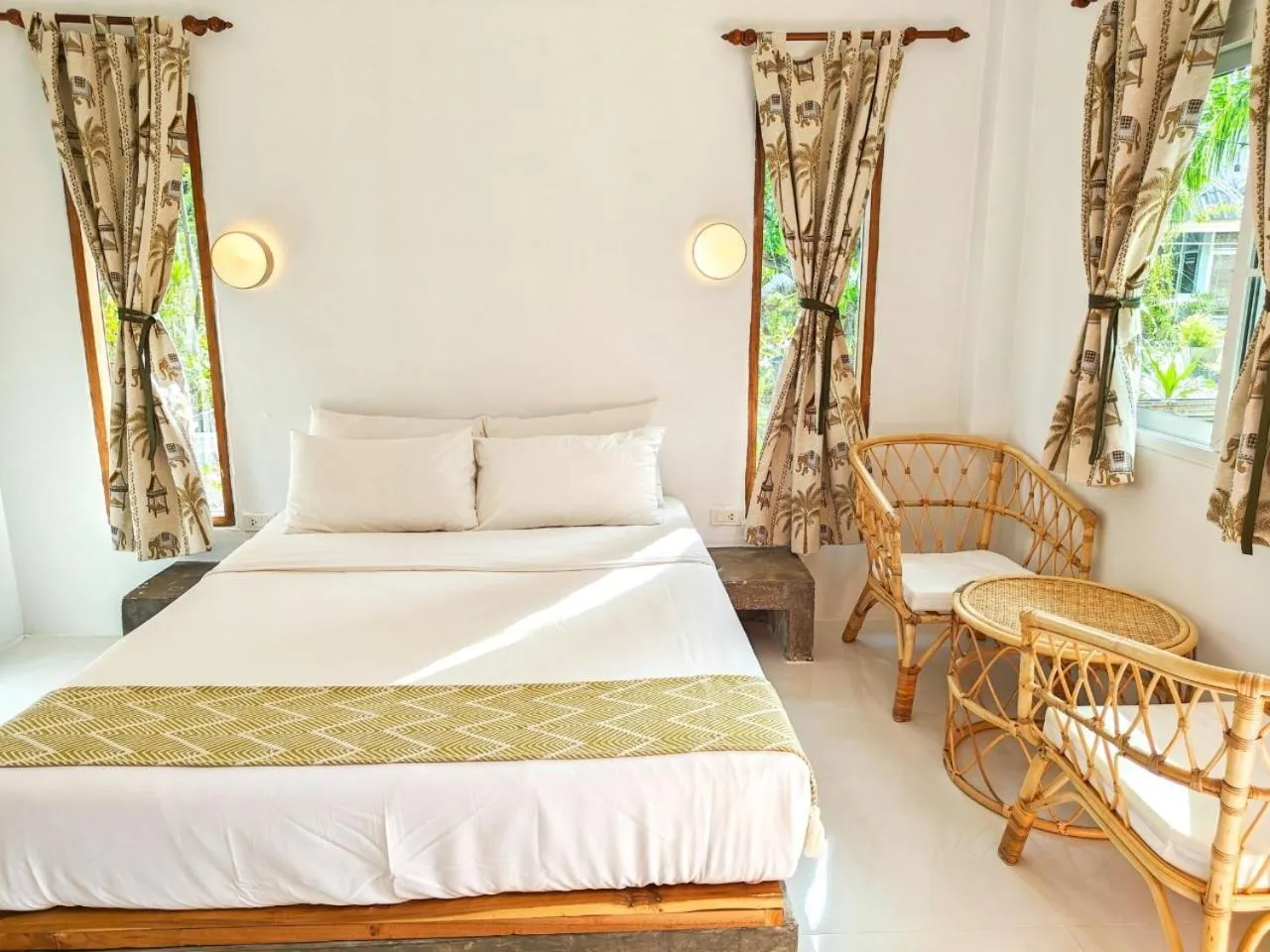 Bed in Le Pes Villas