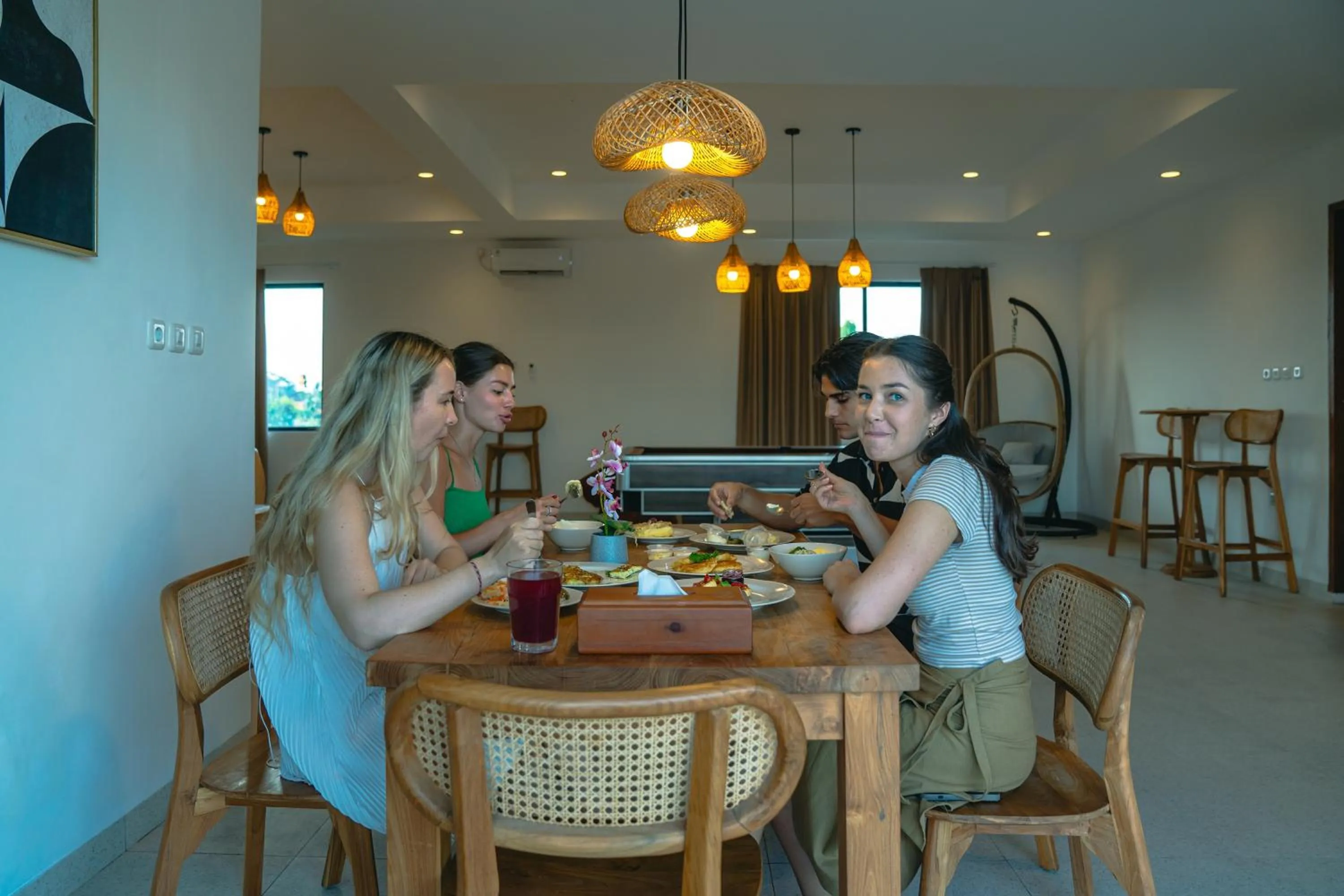 Dining area in The Simore