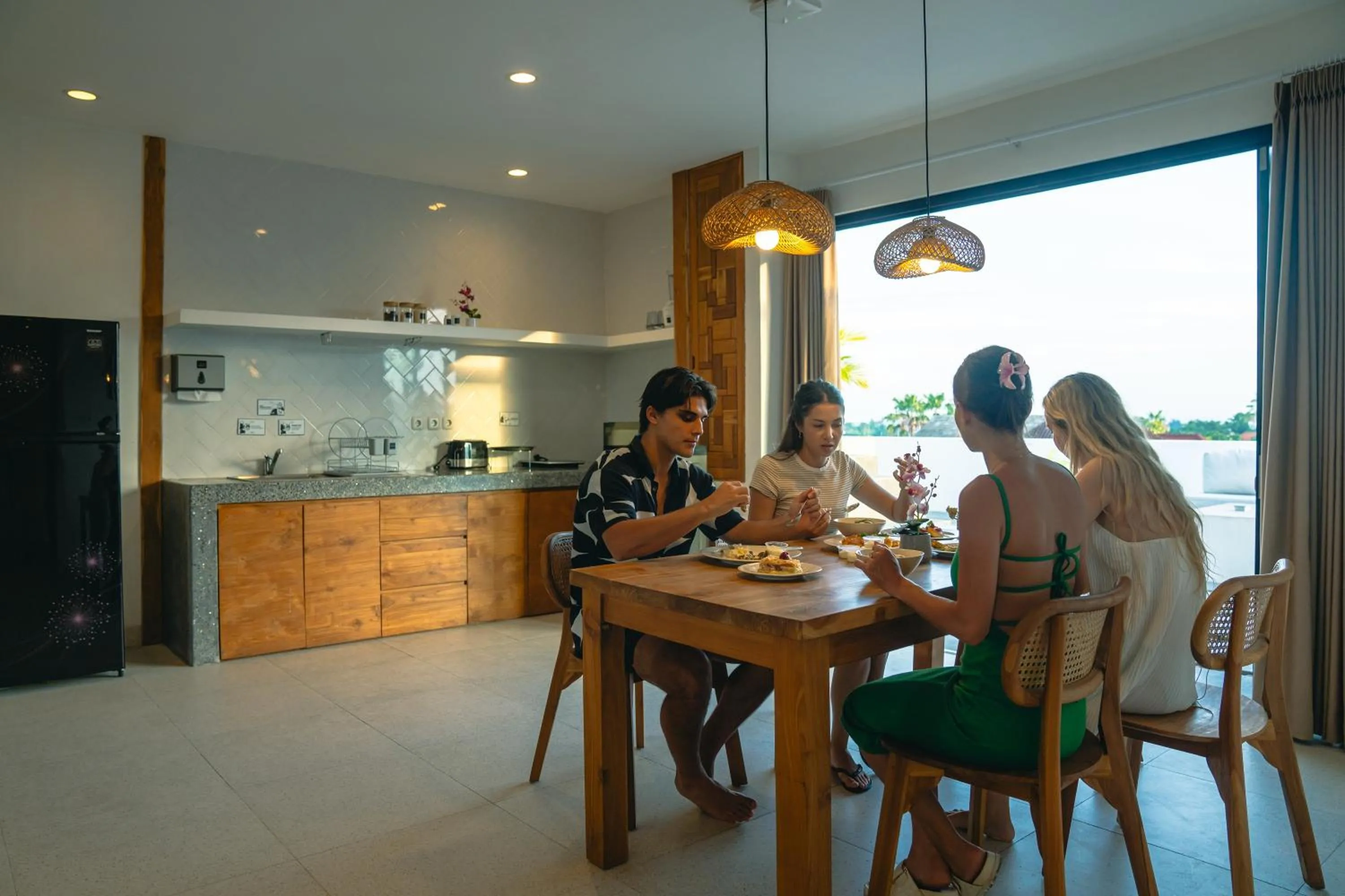 Dining area in The Simore