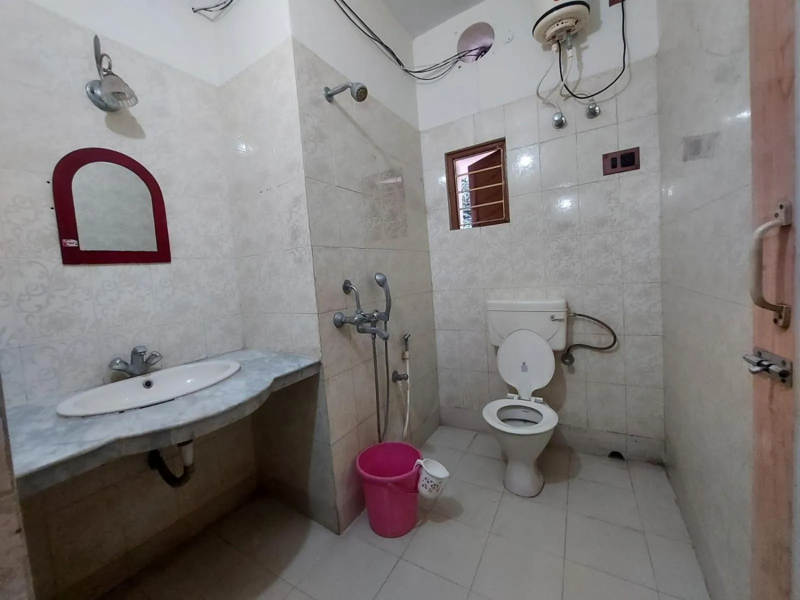 Bathroom in Rajlaxmi Resort - Pure Veg