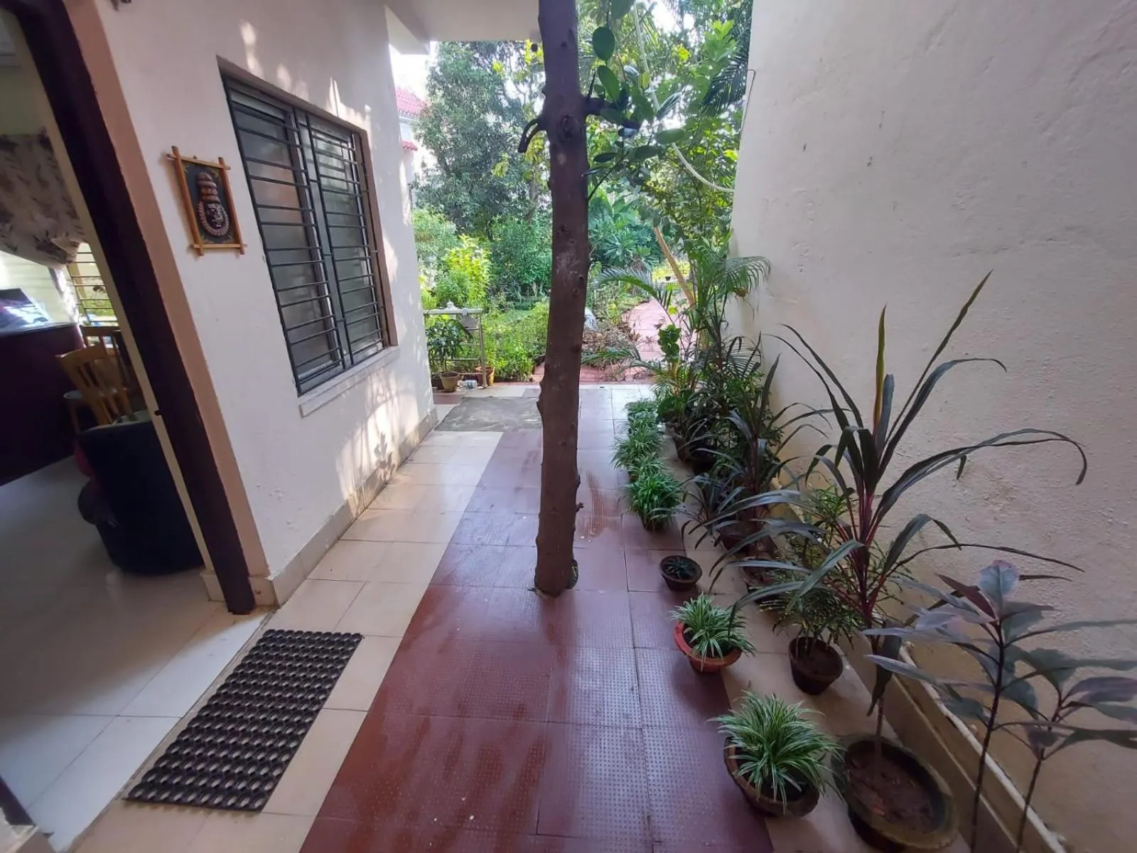 Garden view in Rajlaxmi Resort - Pure Veg