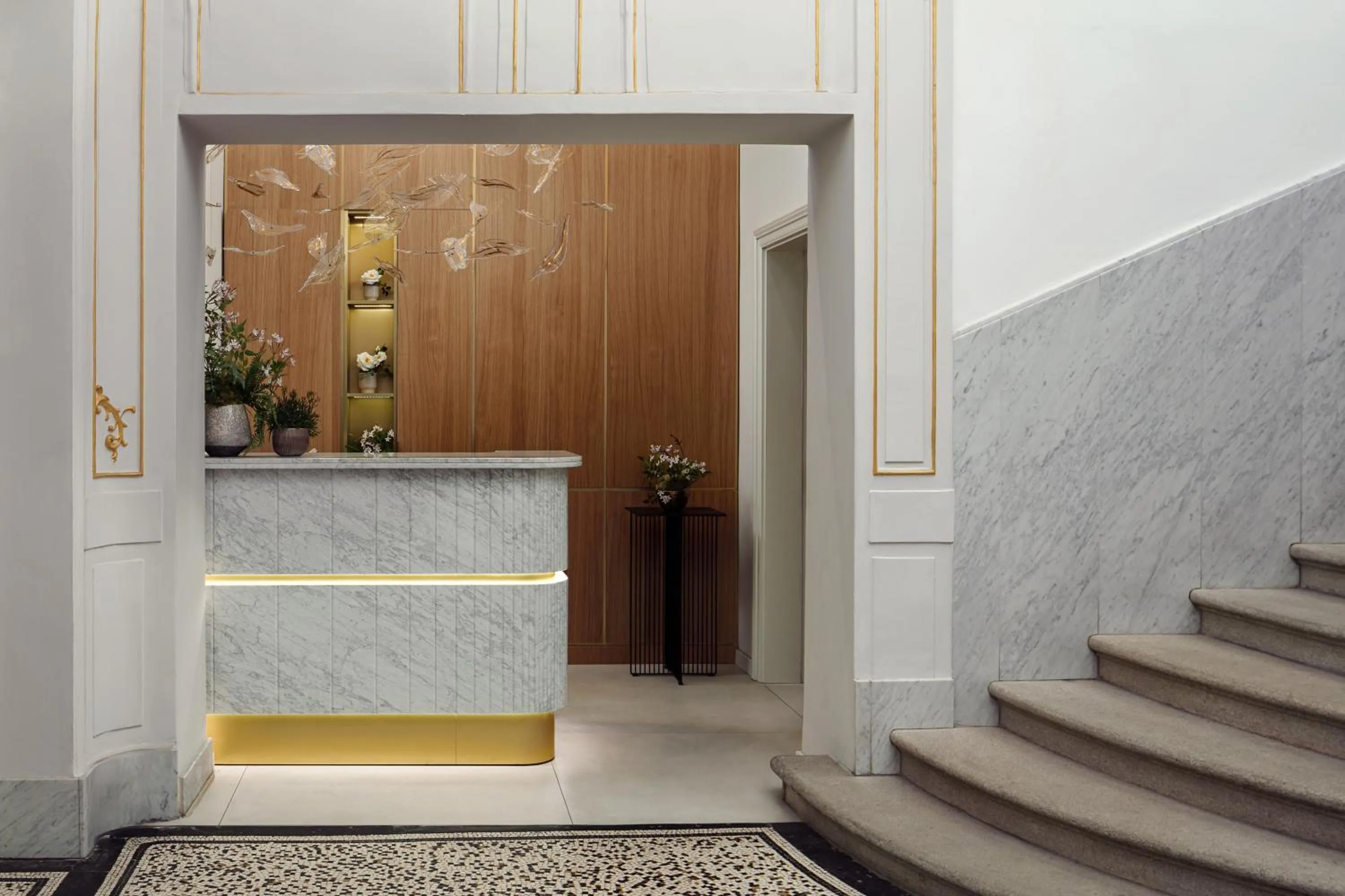 Lobby or reception in R16 Residences Prague