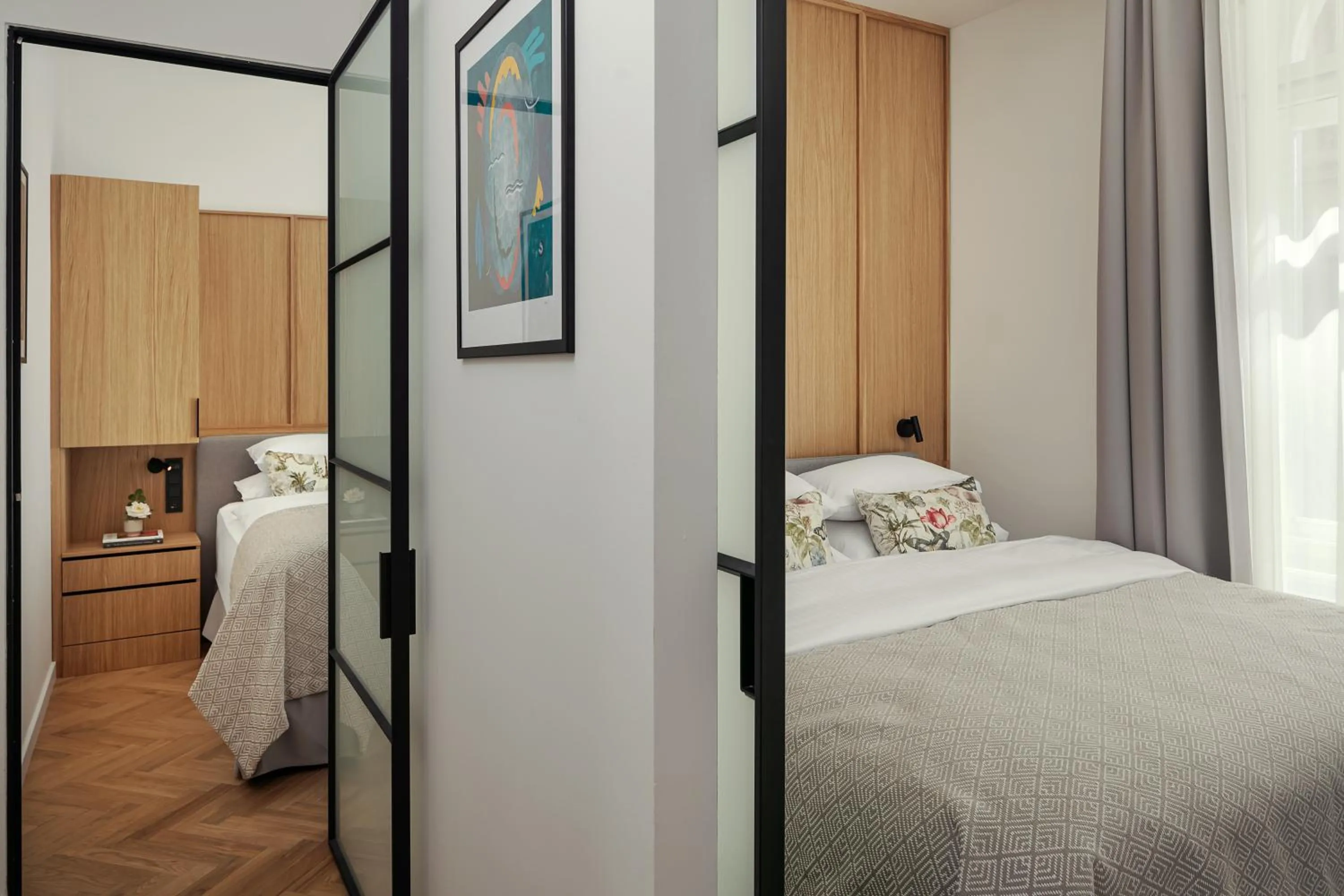 Bedroom, Bed in R16 Residences Prague