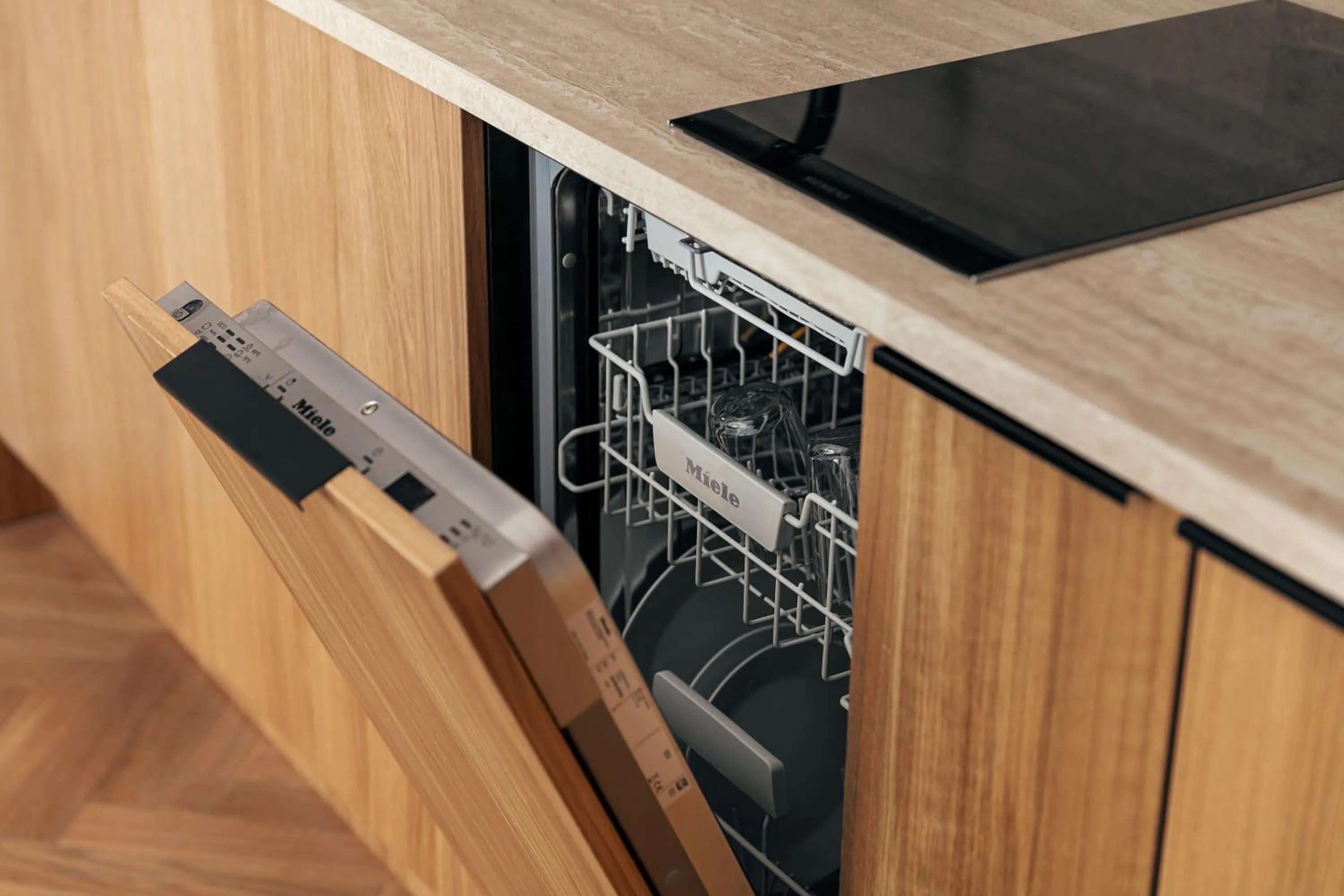 Kitchen or kitchenette in R16 Residences Prague