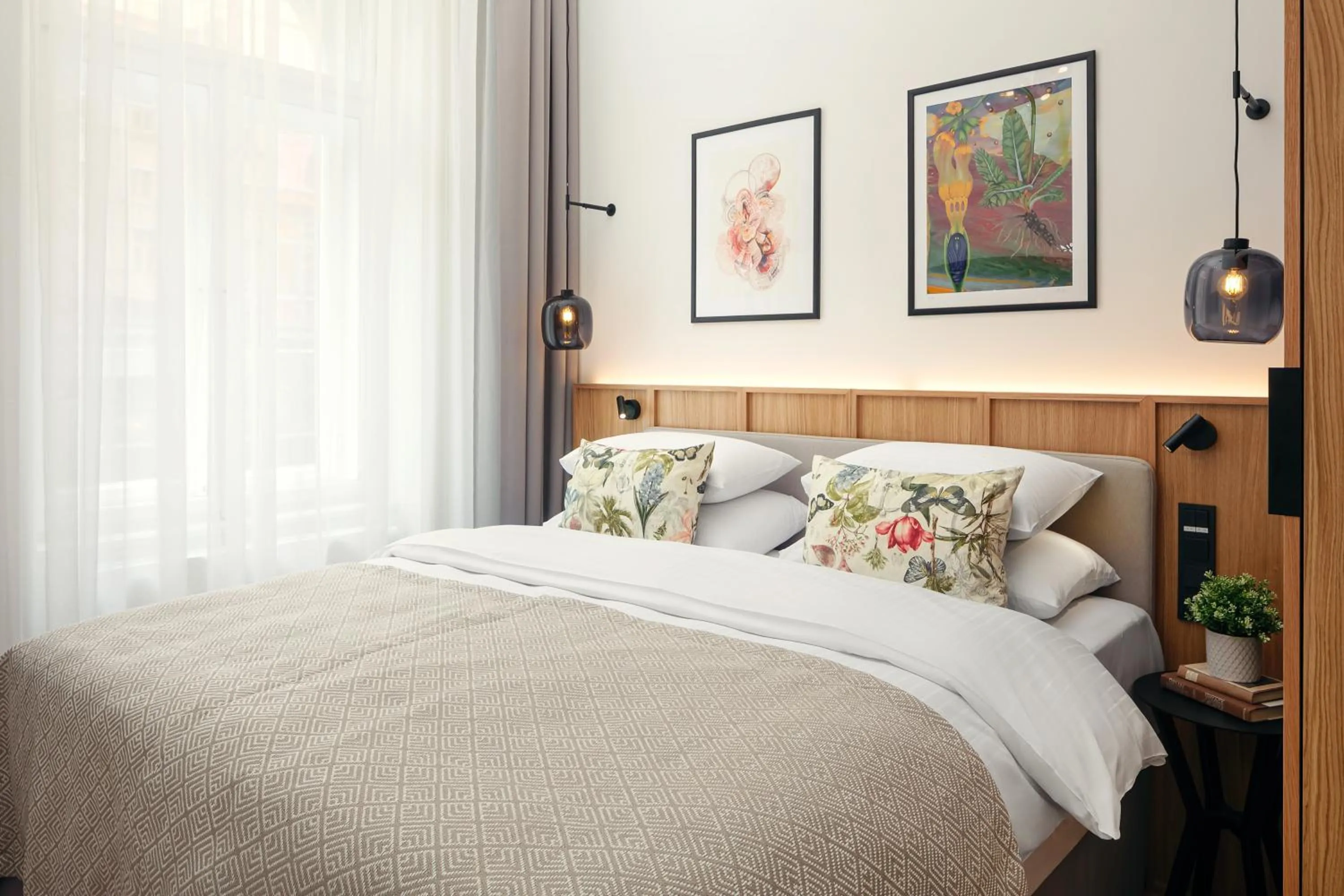 Bedroom, Bed in R16 Residences Prague