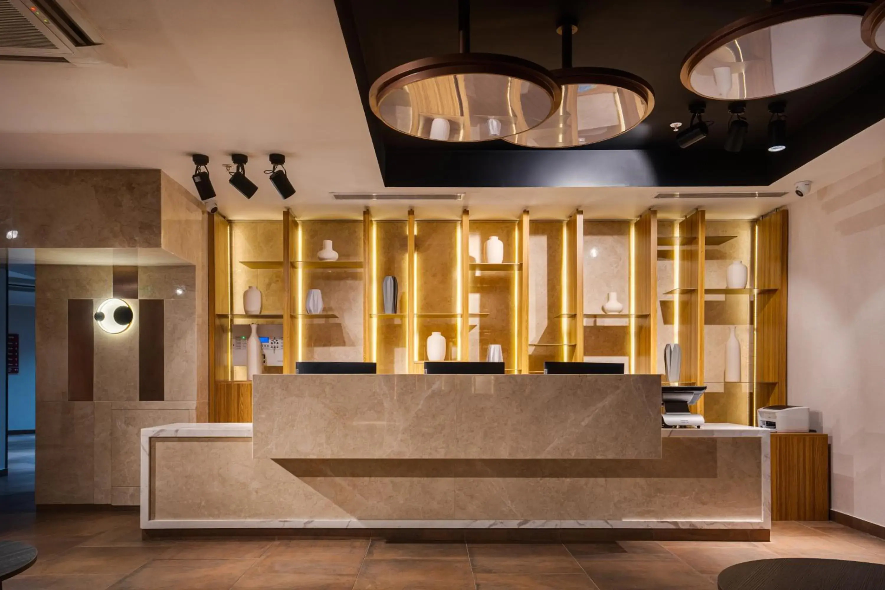 Lobby or reception in Ramada Encore by Wyndham Tashkent Lobby or reception in Ramada Encore by Wyndham Tashkent