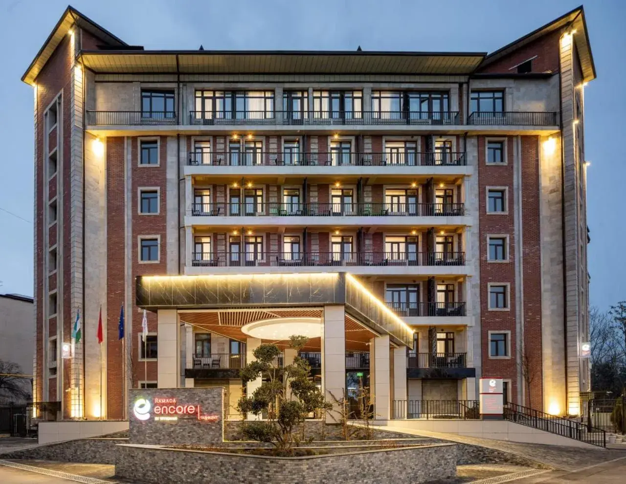 Property building in Ramada Encore by Wyndham Tashkent Property building in Ramada Encore by Wyndham Tashkent