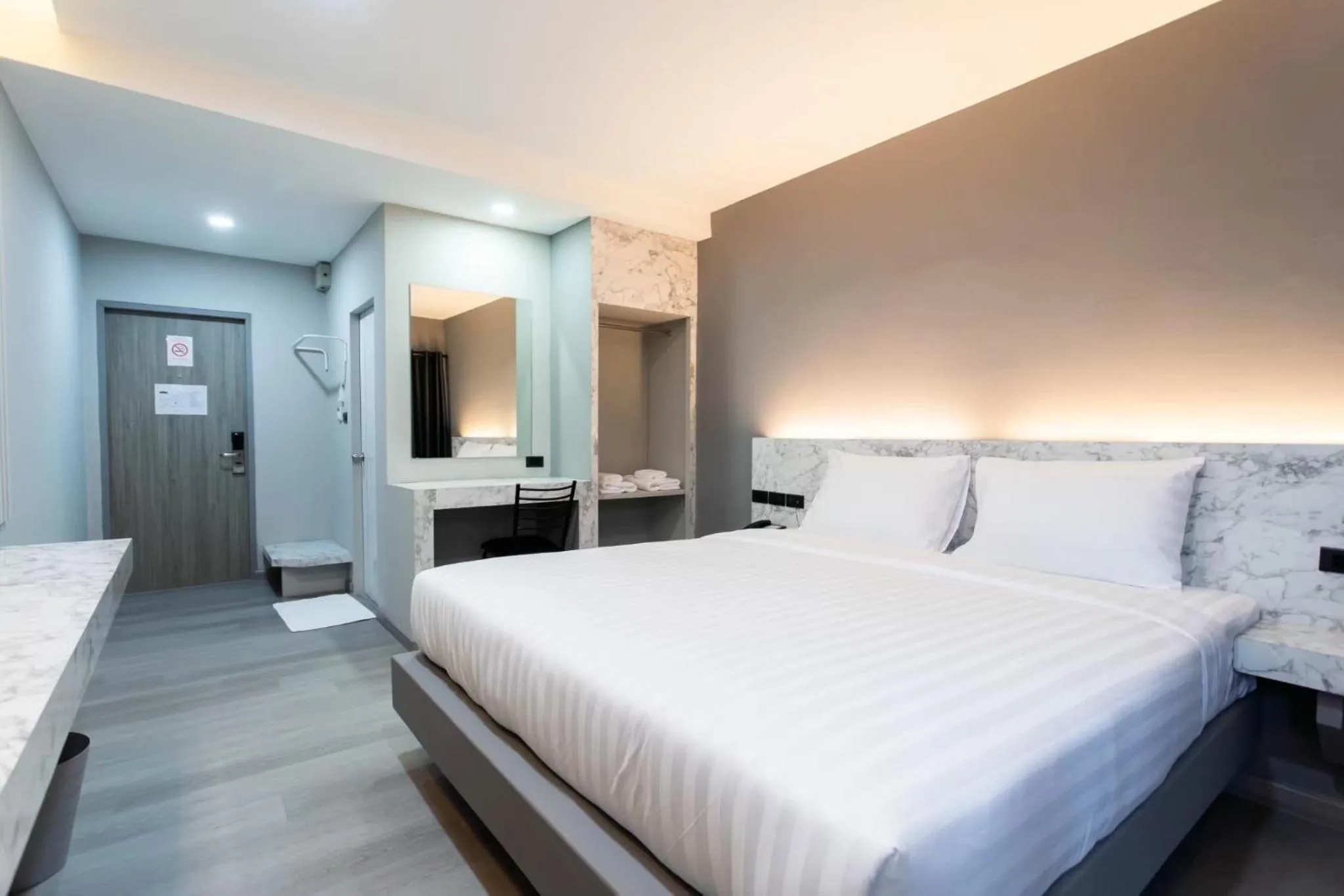 Bed in S3 Hotel (Rayong)