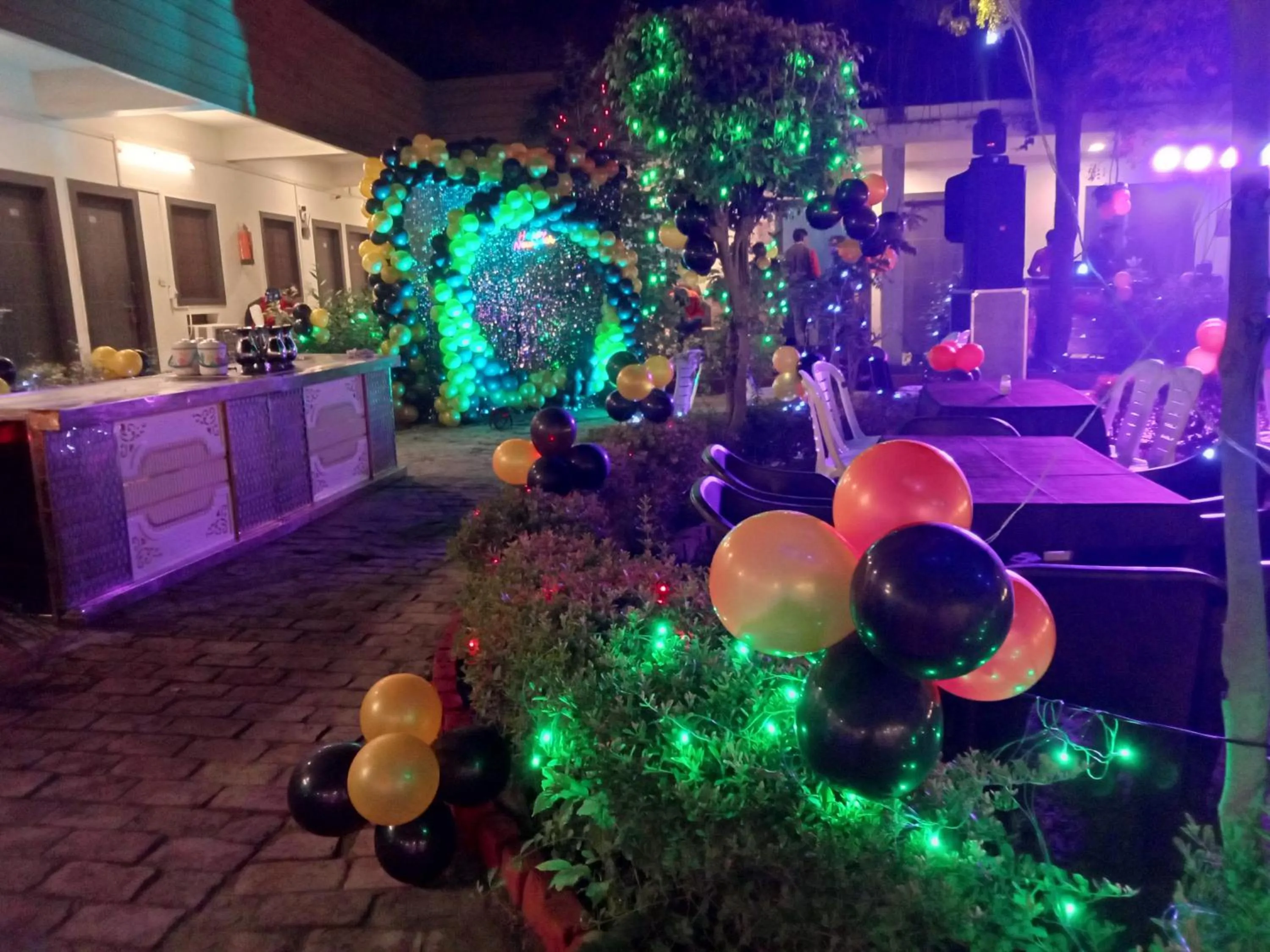 Garden in HOTEL SHYAM PALACE INDIA AGRA