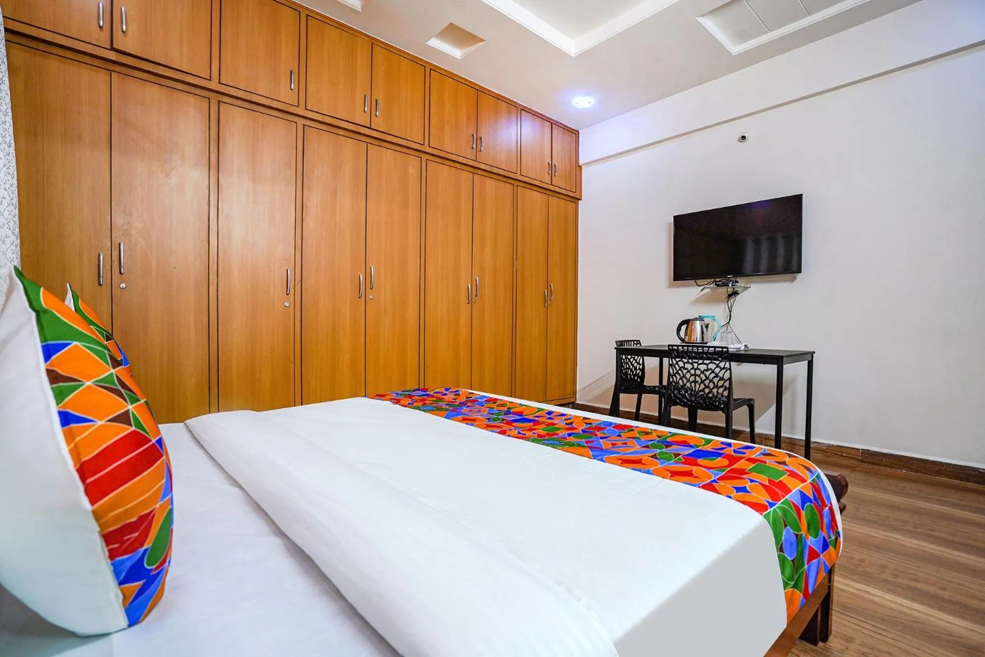 Bed in FabHotel Q Suites - Nr Kavuri Hills, Madhapur
