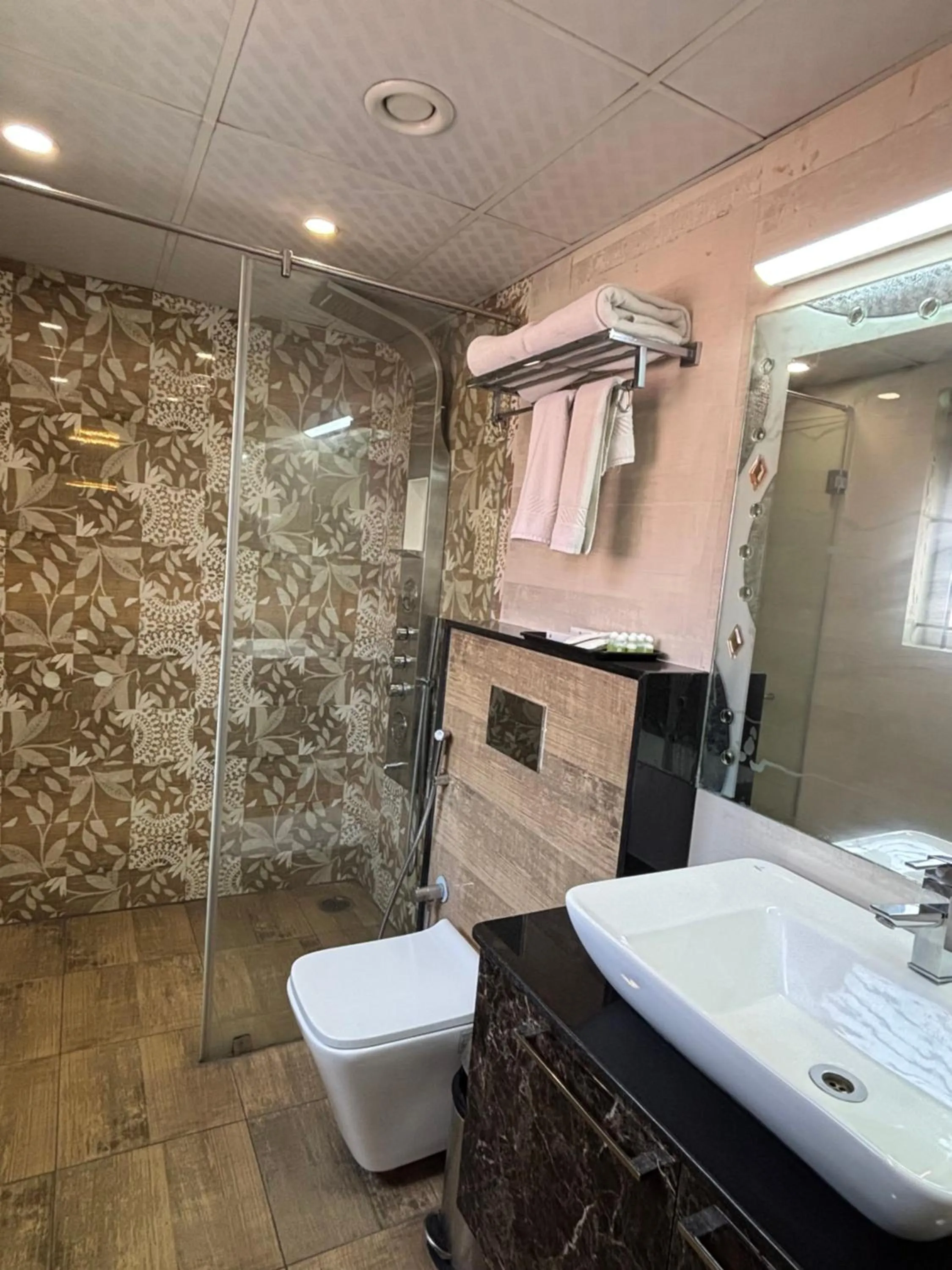 Shower in Hotel White Rock