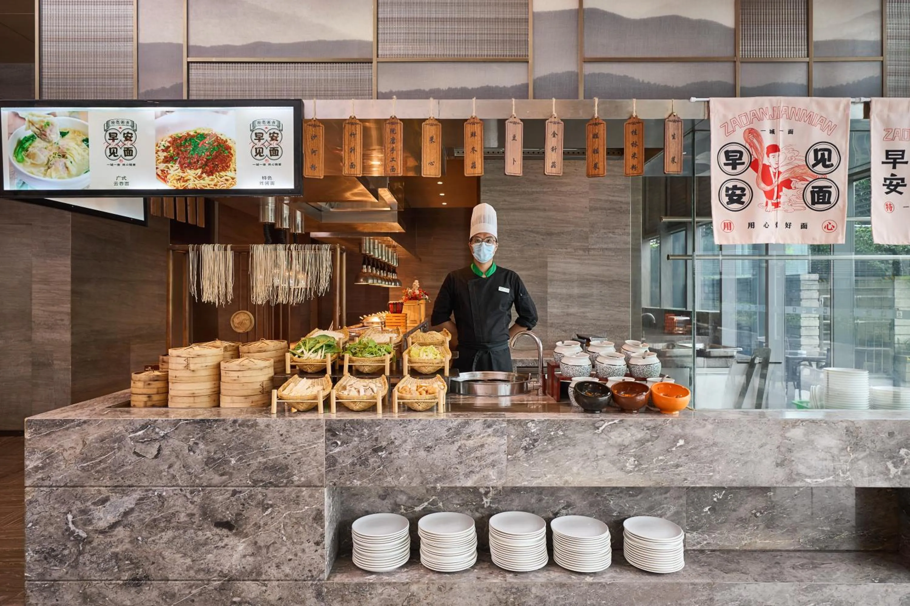 Breakfast in Wyndham Garden Foshan Jinshazhou