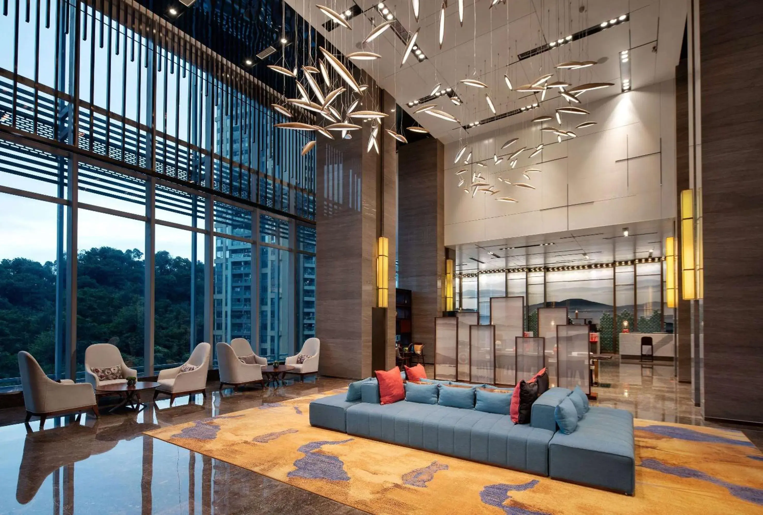 Lobby or reception in Wyndham Garden Foshan Jinshazhou Lobby or reception in Wyndham Garden Foshan Jinshazhou