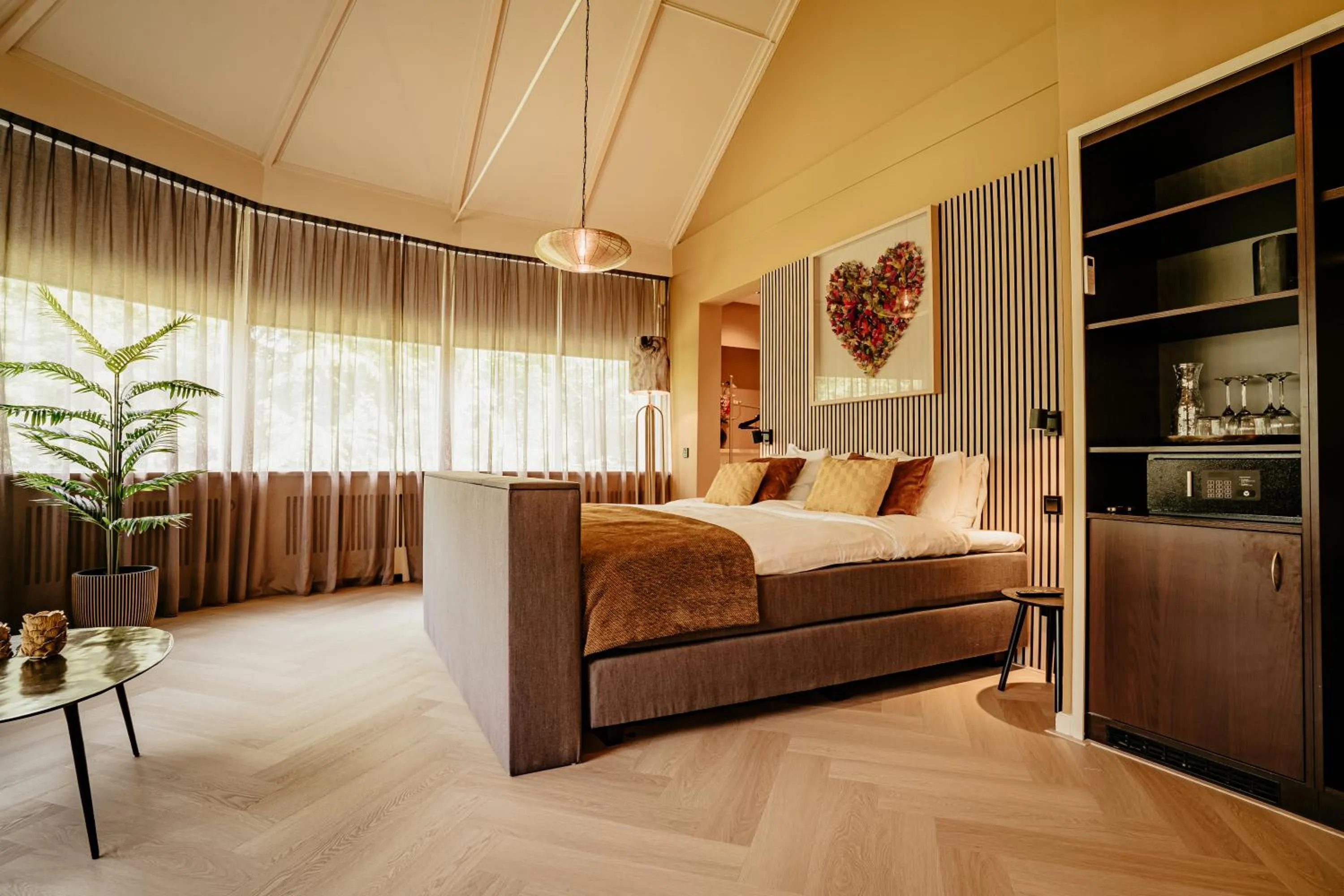 Bedroom, Bed in Hotel Heemskerk