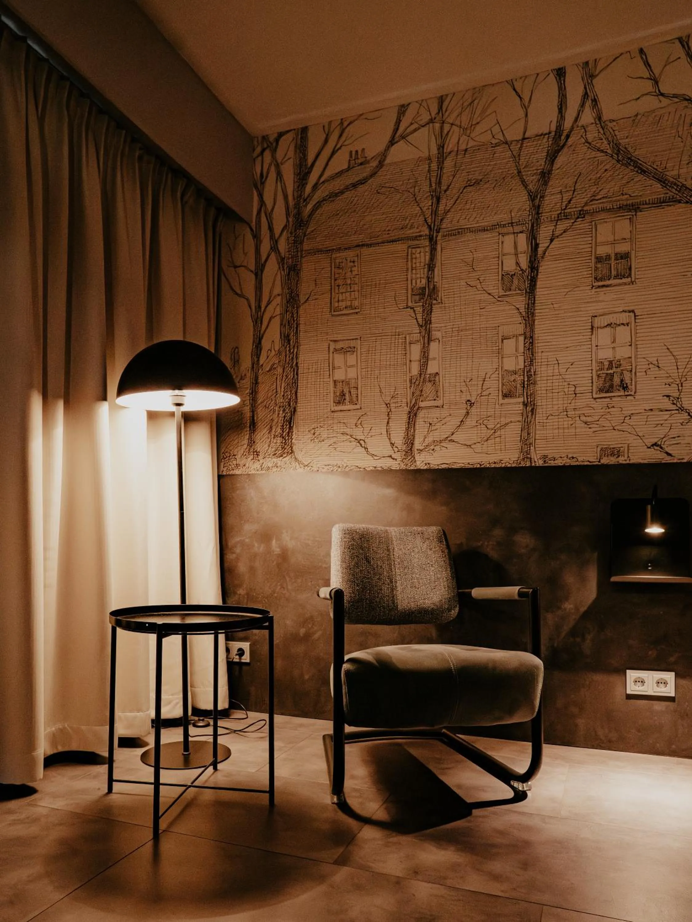 Seating area in Hotel Heemskerk