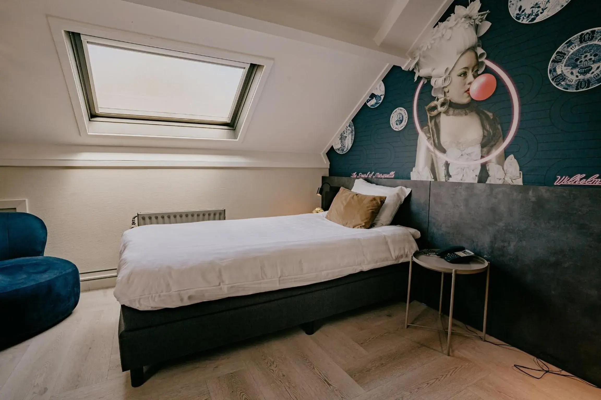 Bed in Hotel Heemskerk Bed in Hotel Heemskerk