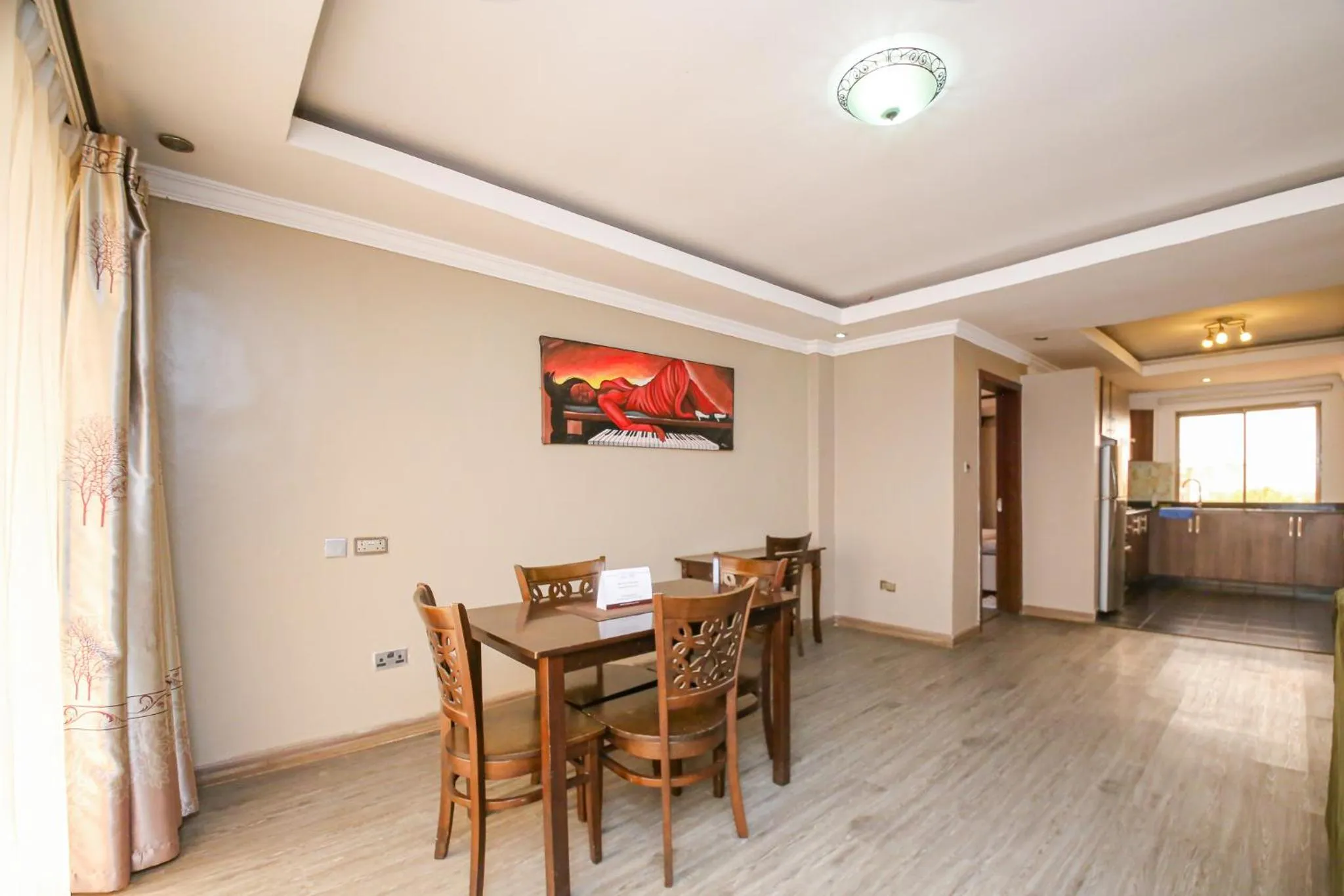 Living room in Eldon Apartments & Suites