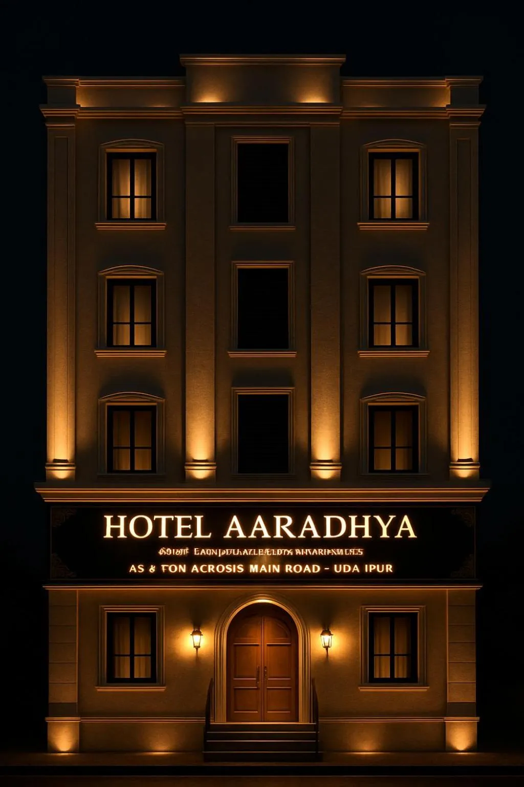 Property building in Hotel Aaradhya